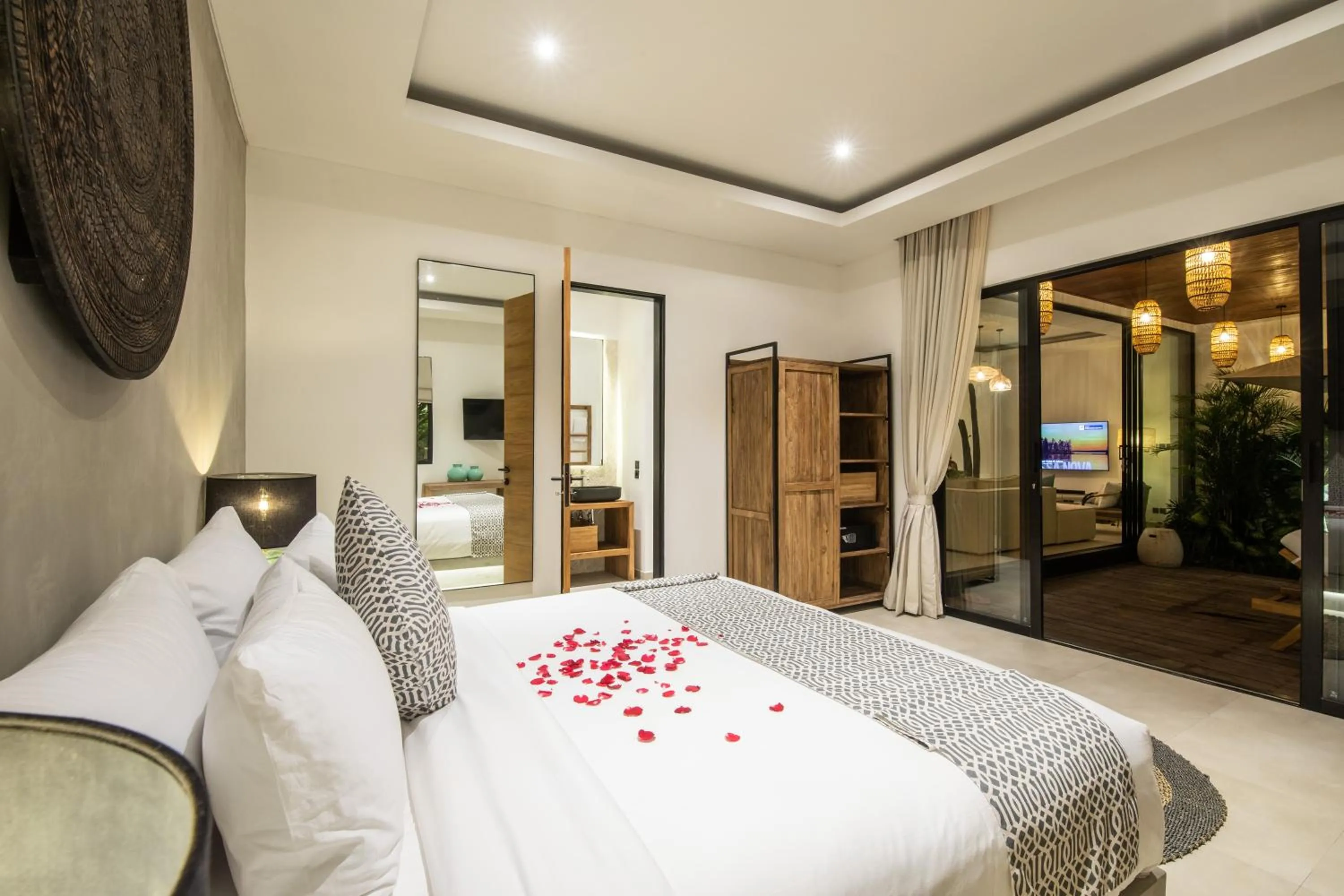Bed in Zayana Villas Resort Seminyak