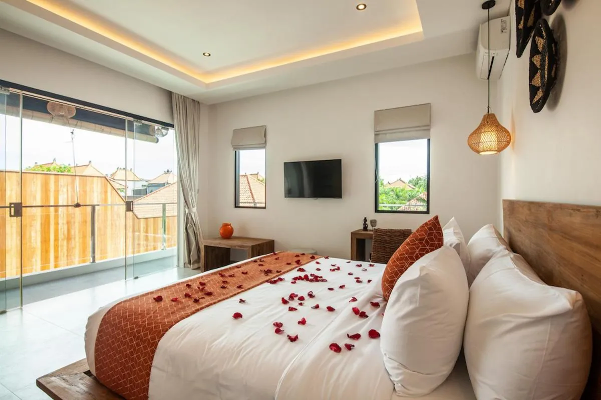Bed in Zayana Villas Resort Seminyak