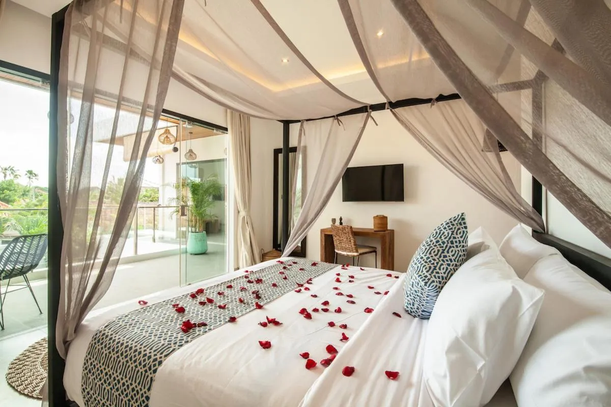 Bed in Zayana Villas Resort Seminyak