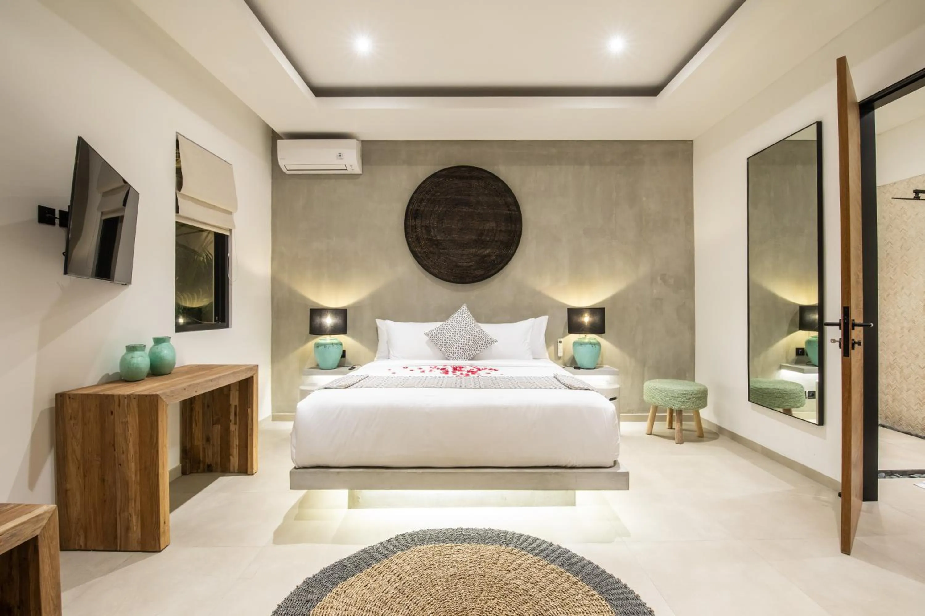 Bed in Zayana Villas Resort Seminyak
