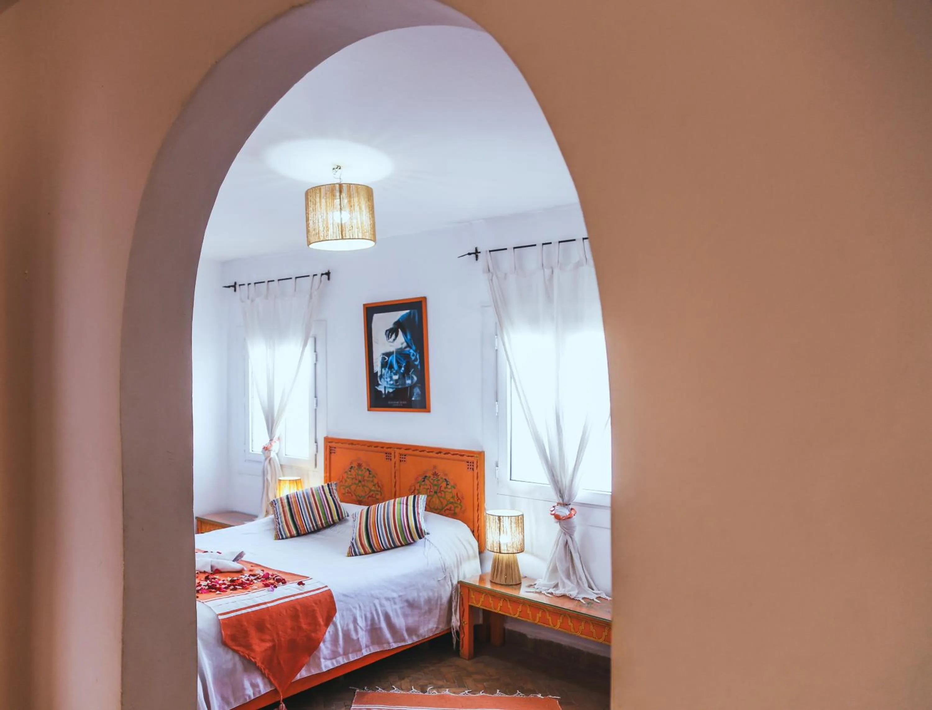 Bed in Dar Nafoura-Mogador