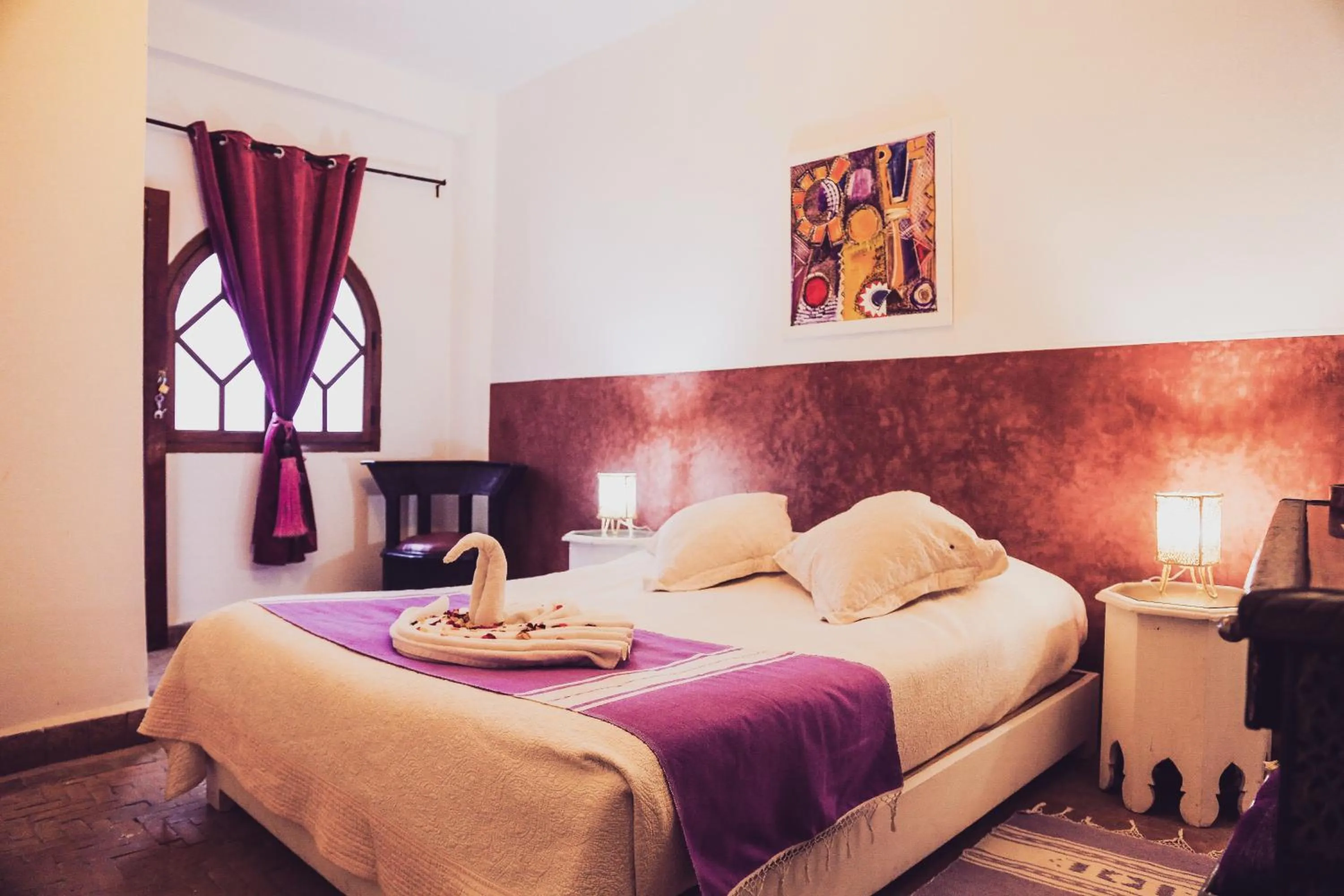 Bed in Dar Nafoura-Mogador