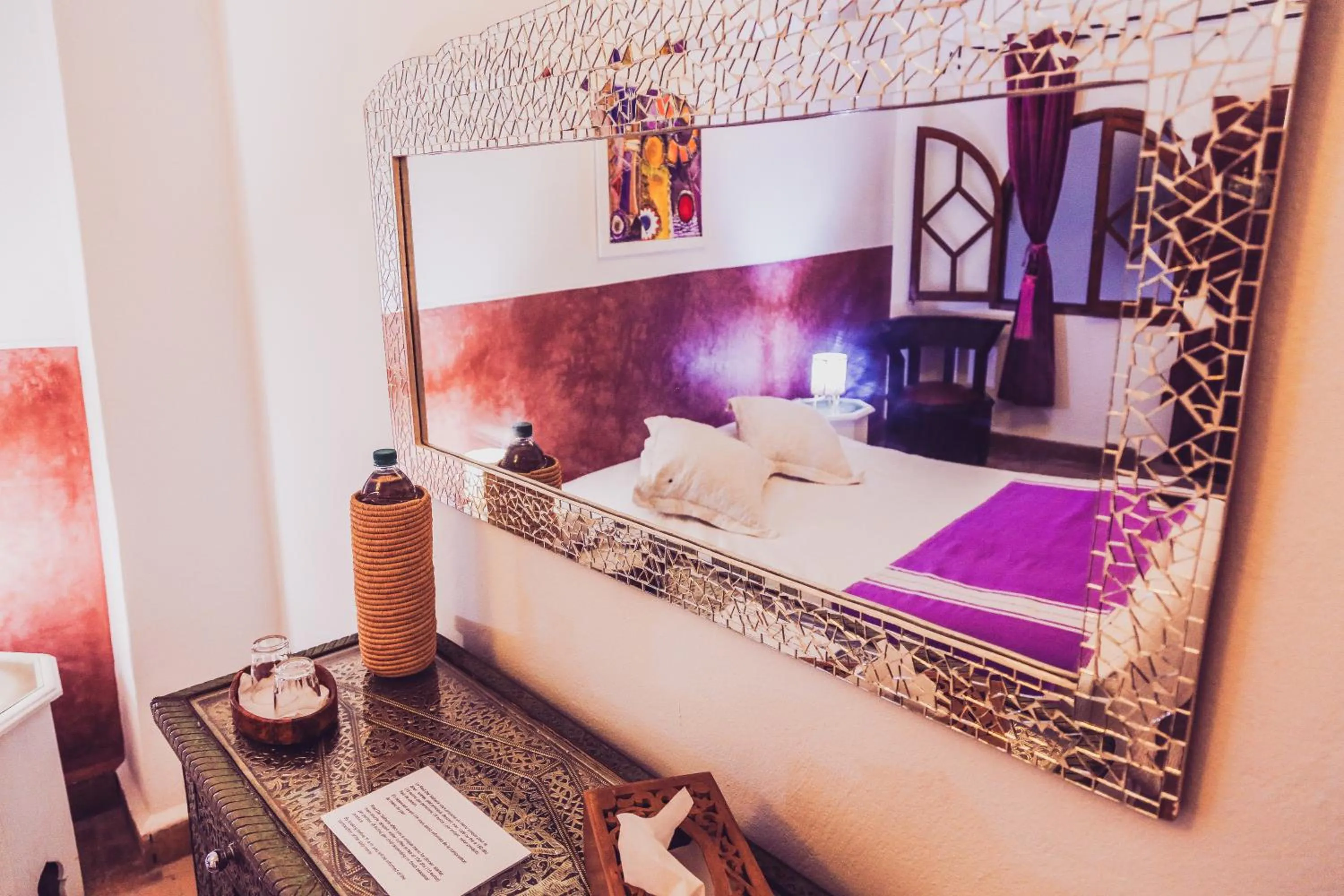 Bed in Dar Nafoura-Mogador