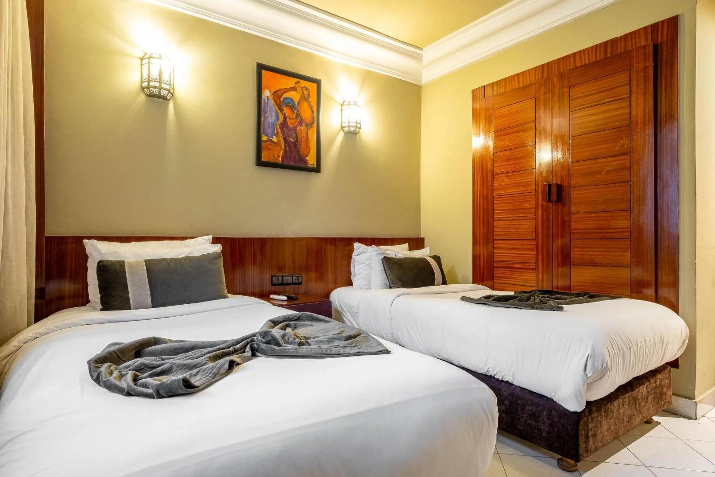 Bed in Hotel Casablanca City Center