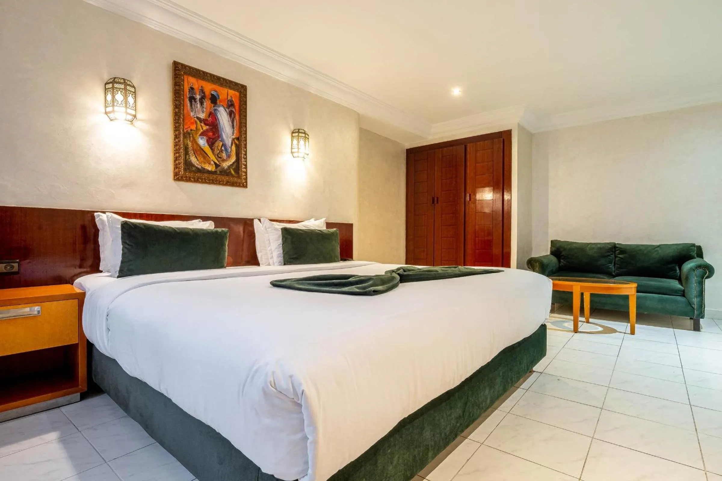 Bed in Hotel Casablanca City Center