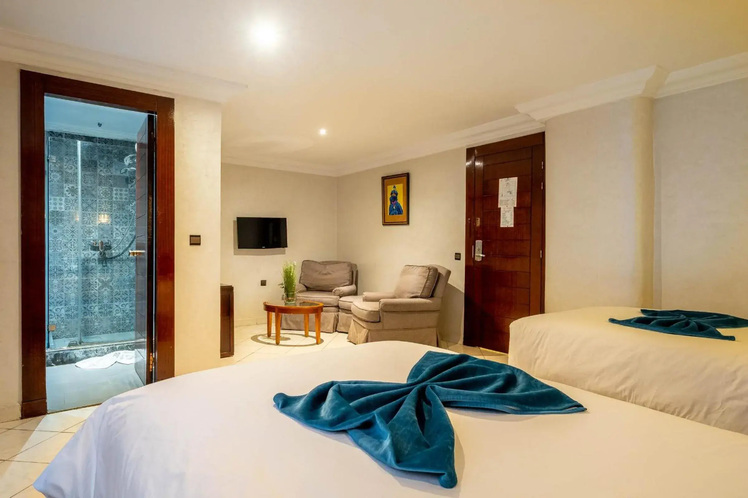 Bed in Hotel Casablanca City Center Bed in Hotel Casablanca City Center