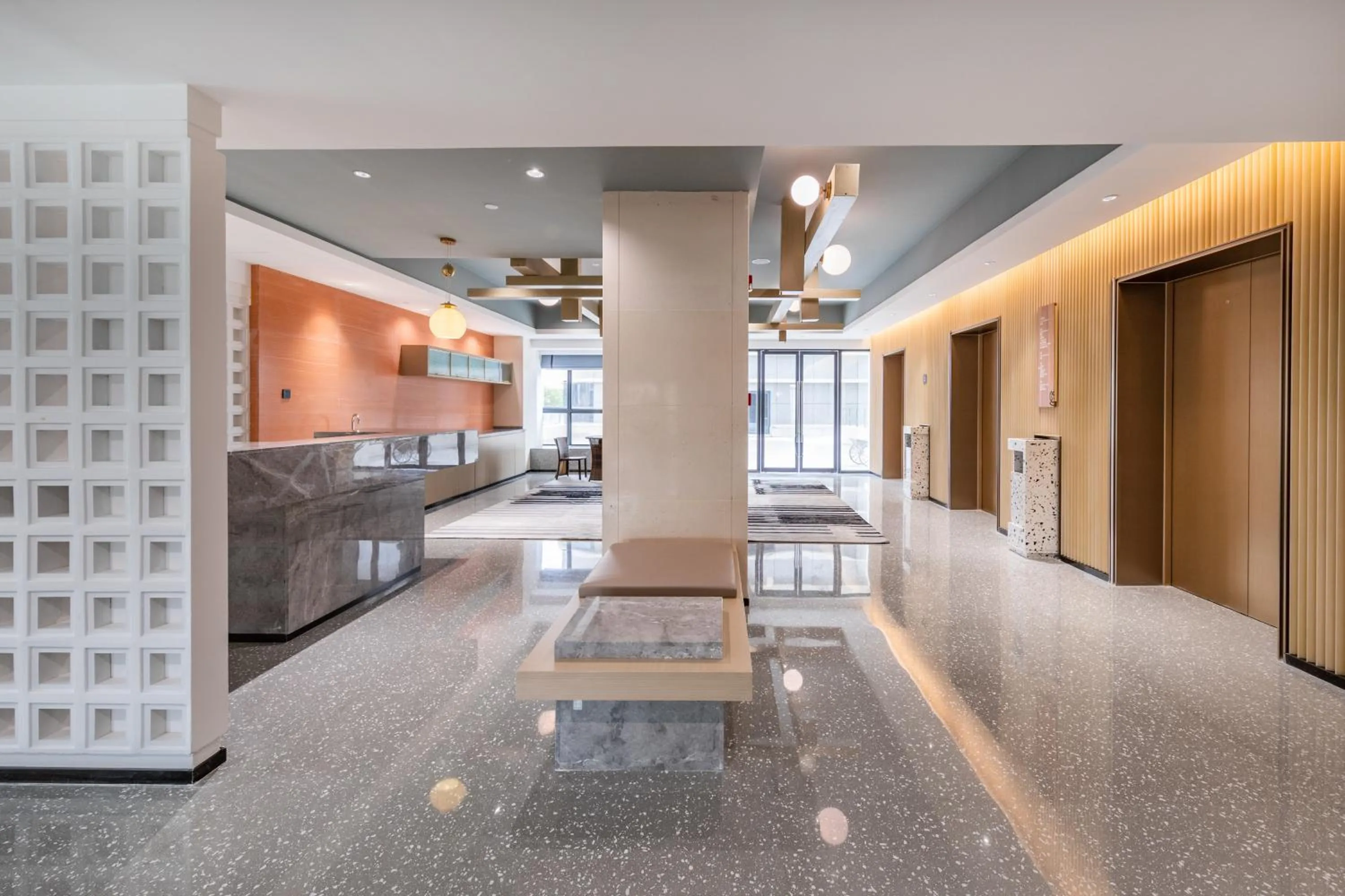 Seating area in Guangzhou Baiyun Airport MeHood Liz Hotel Free Shuttle Bus to Airport