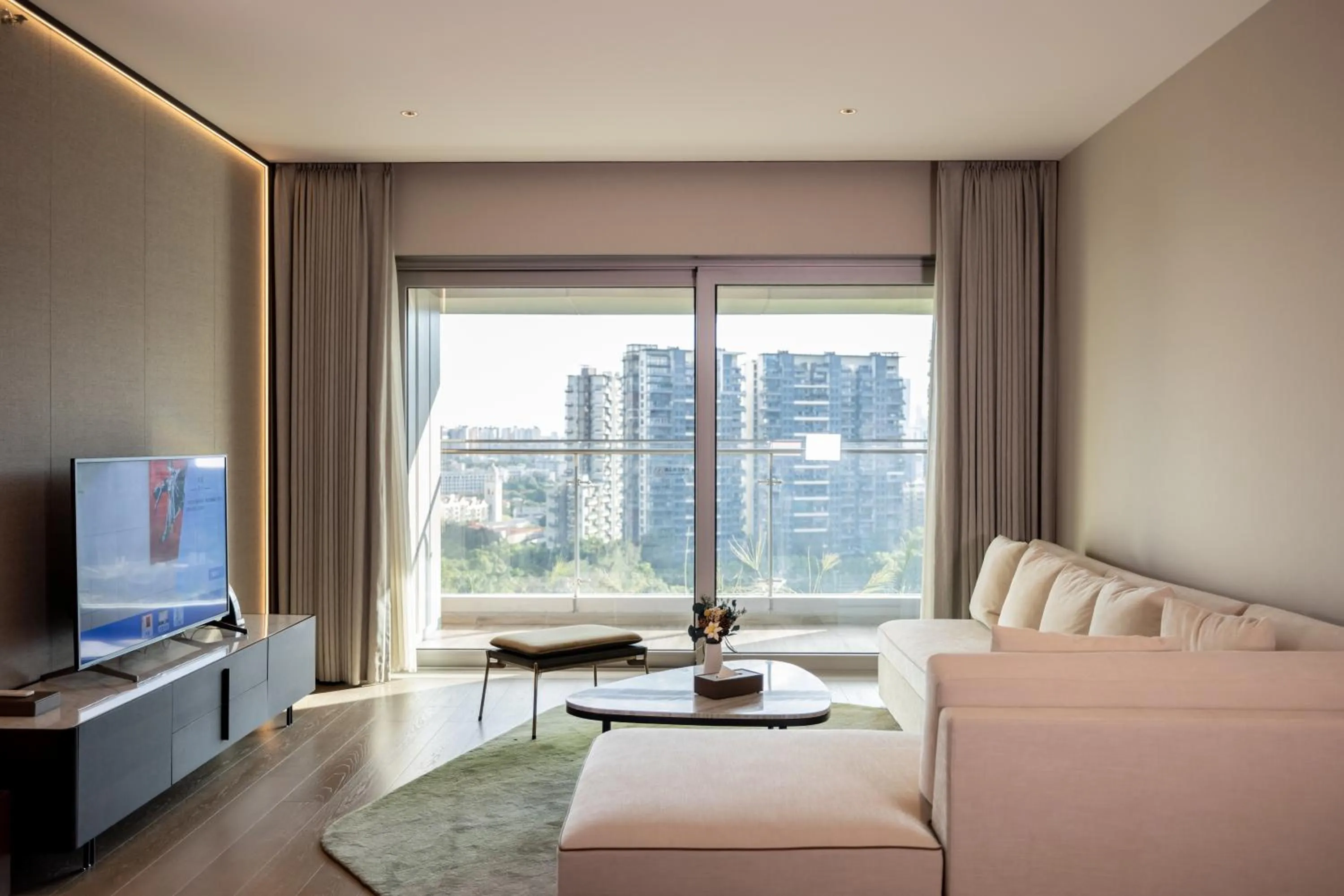 Living room in Artisse Place - Access to 4000 sqm Fusion Wellness Centre and 800 sqm Indoor Swimming Pool
