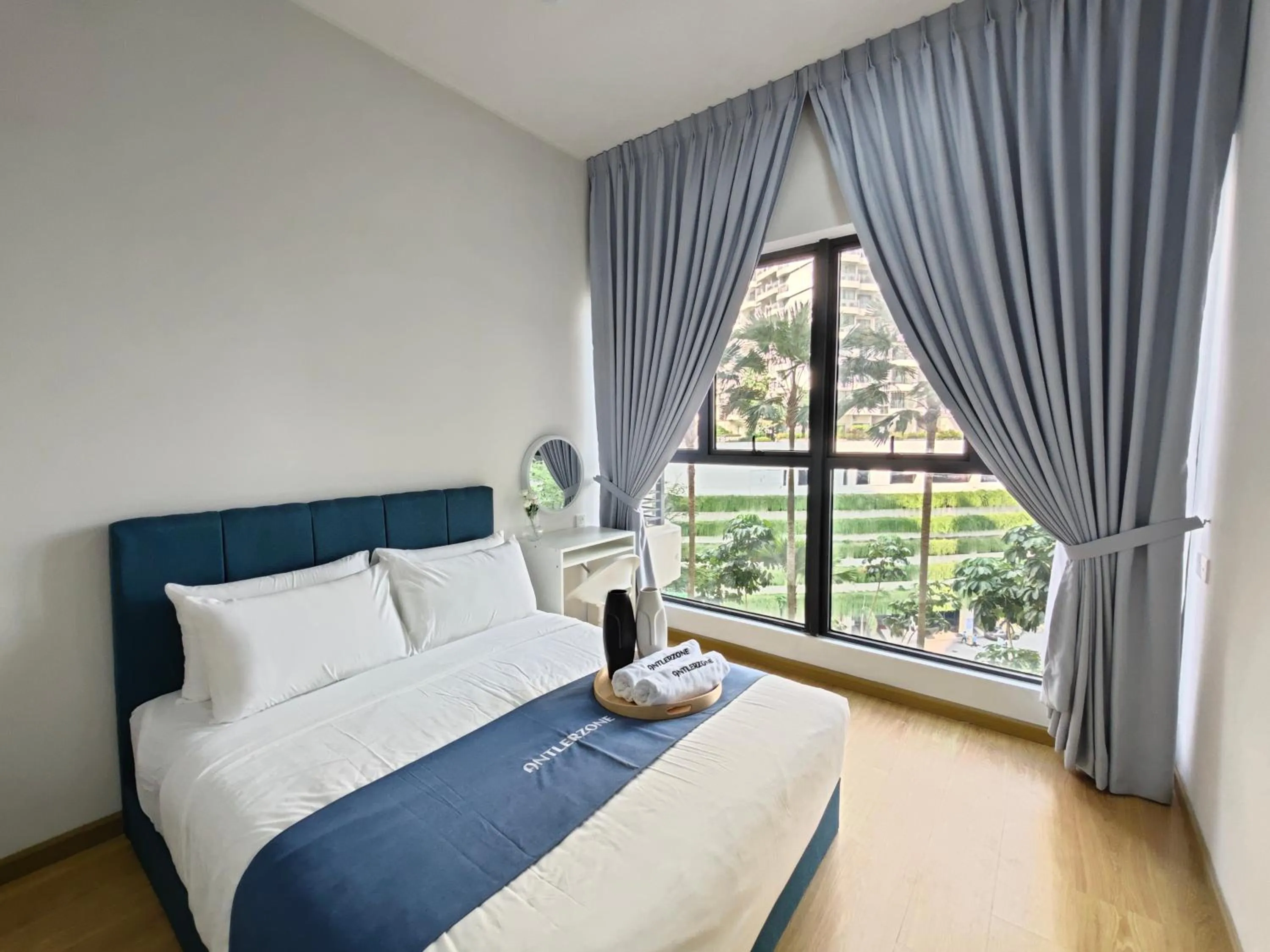 Bed in Country Garden by Antlerzone