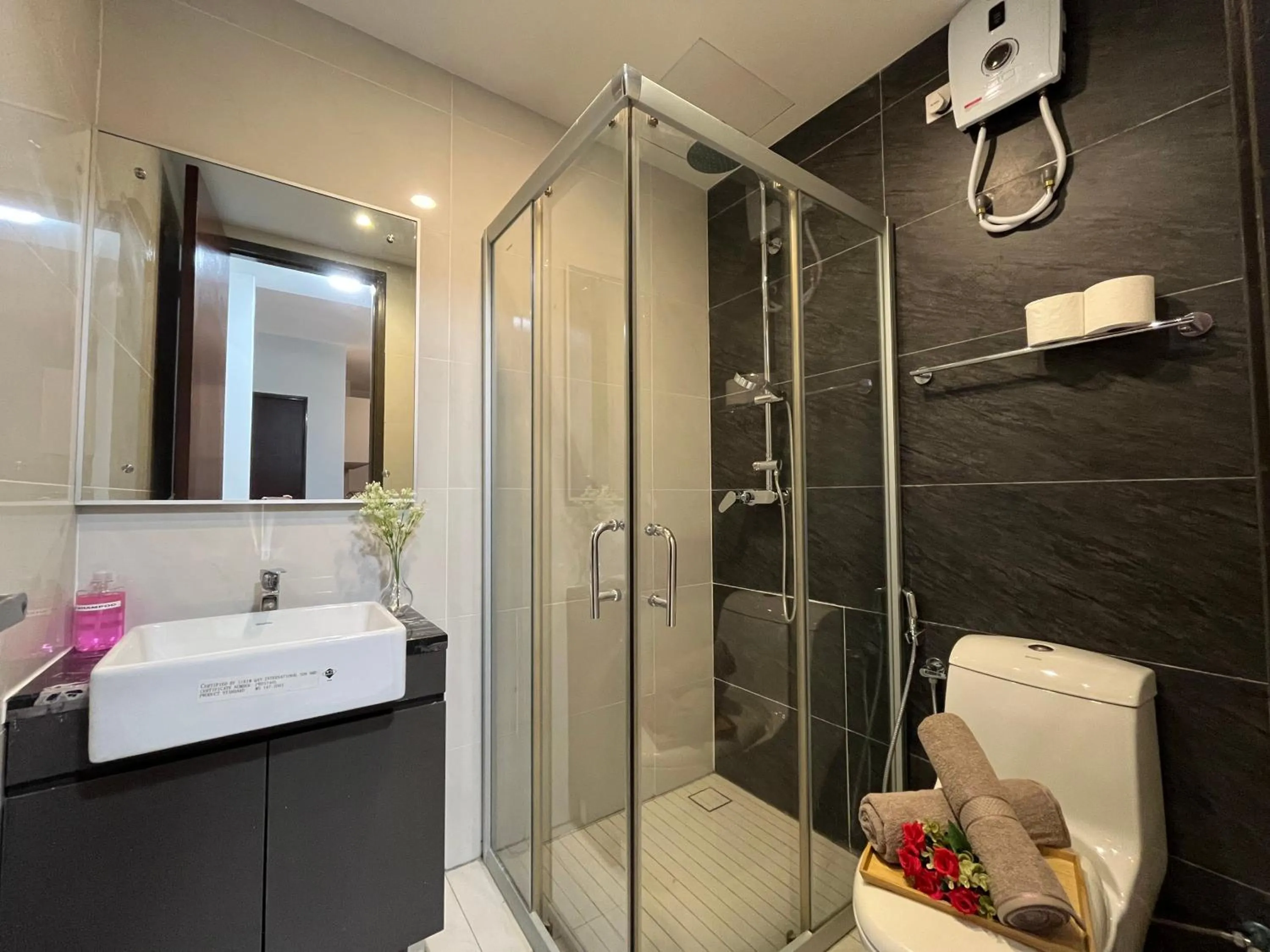 Shower in Country Garden by Antlerzone