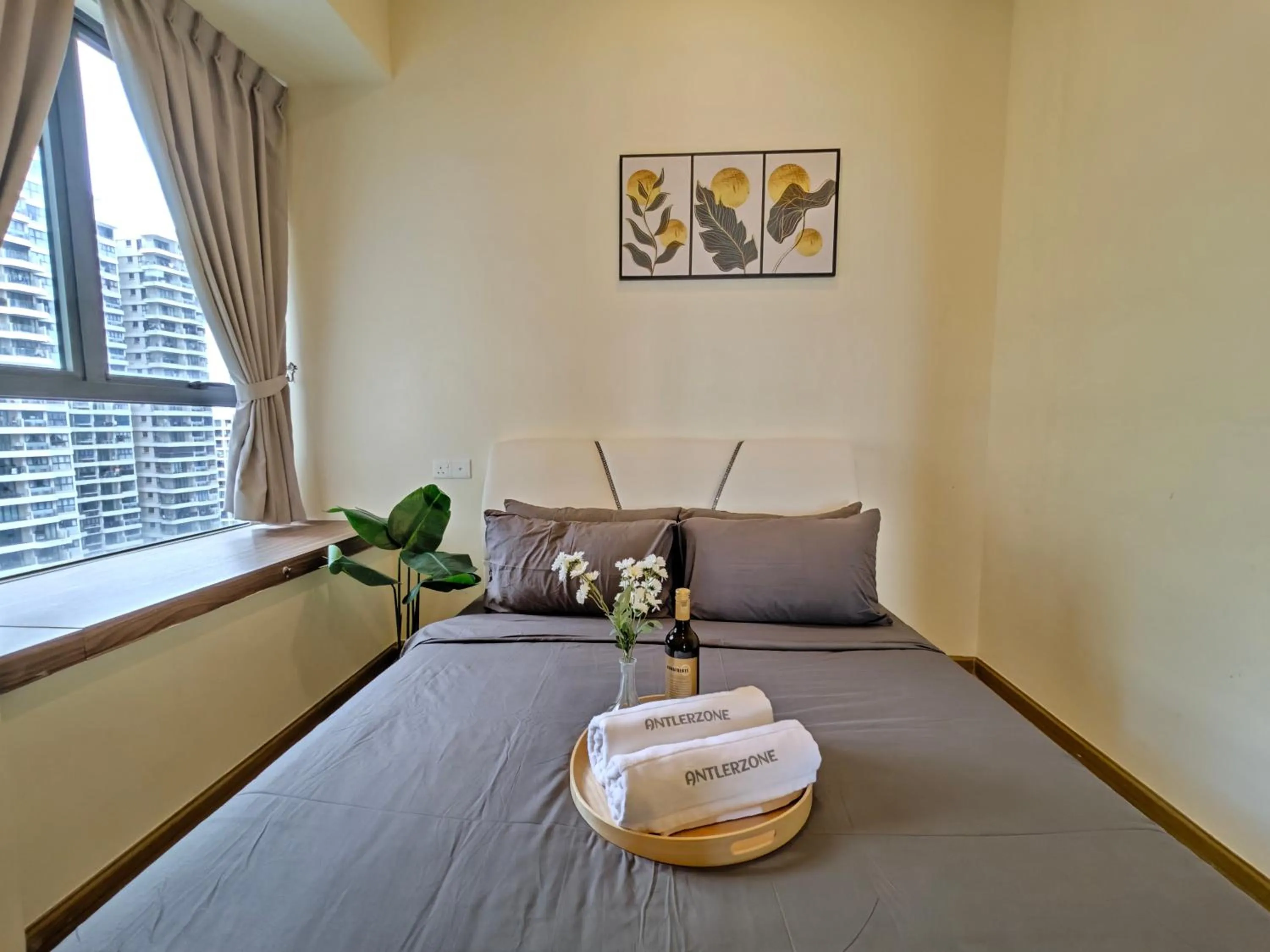 Bed in Country Garden by Antlerzone