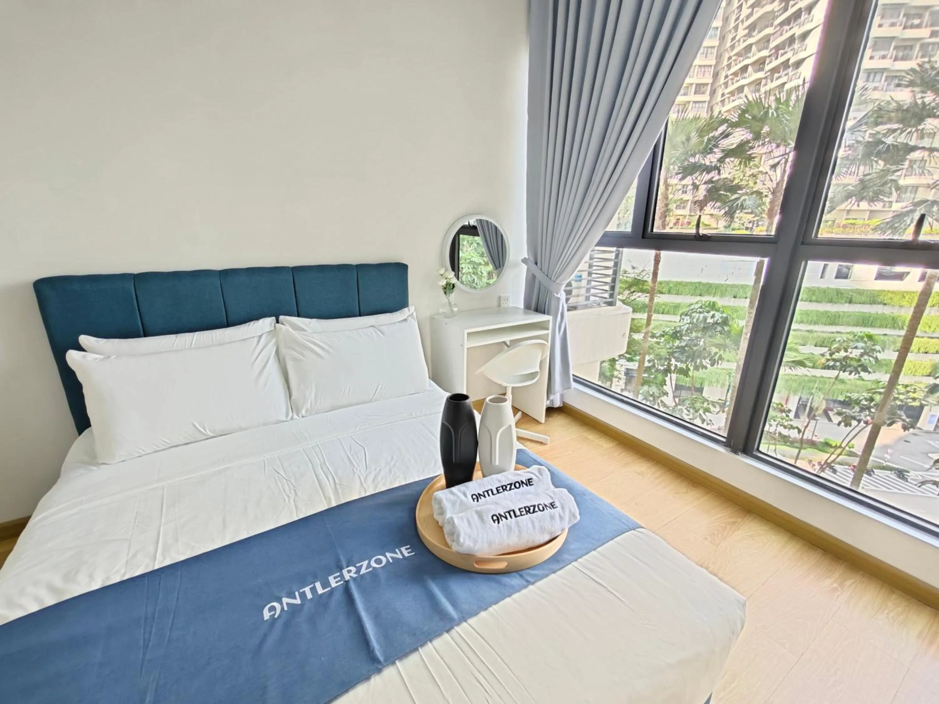 Bed in Country Garden by Antlerzone