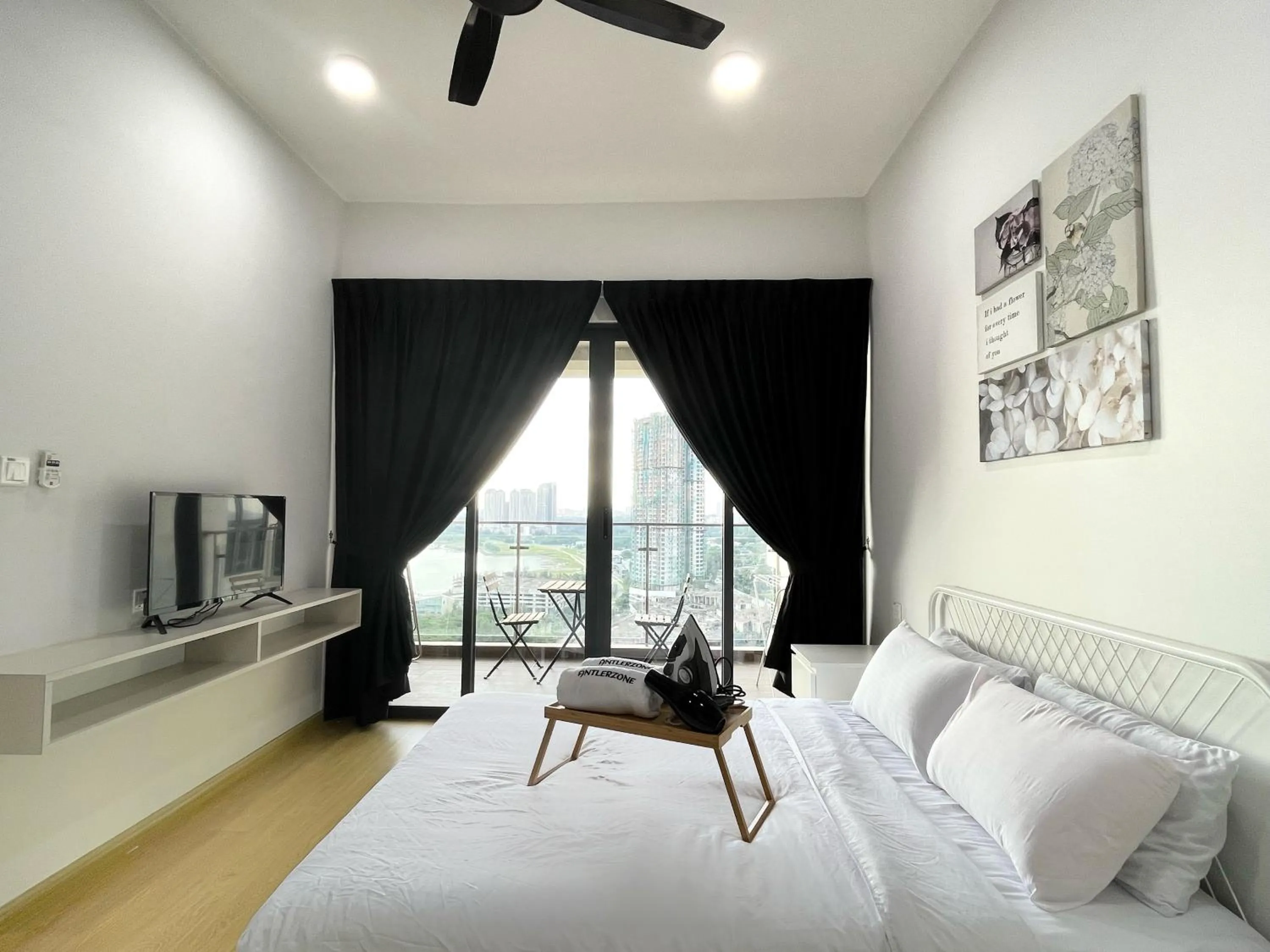 Bedroom, Bed in Country Garden by Antlerzone