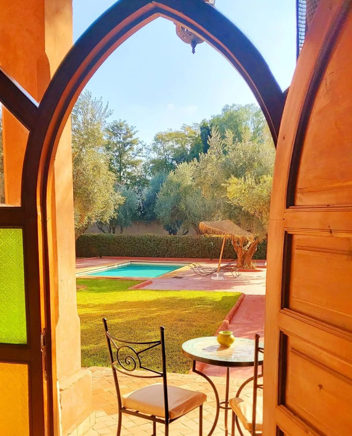 Patio in La Maison Des Oliviers