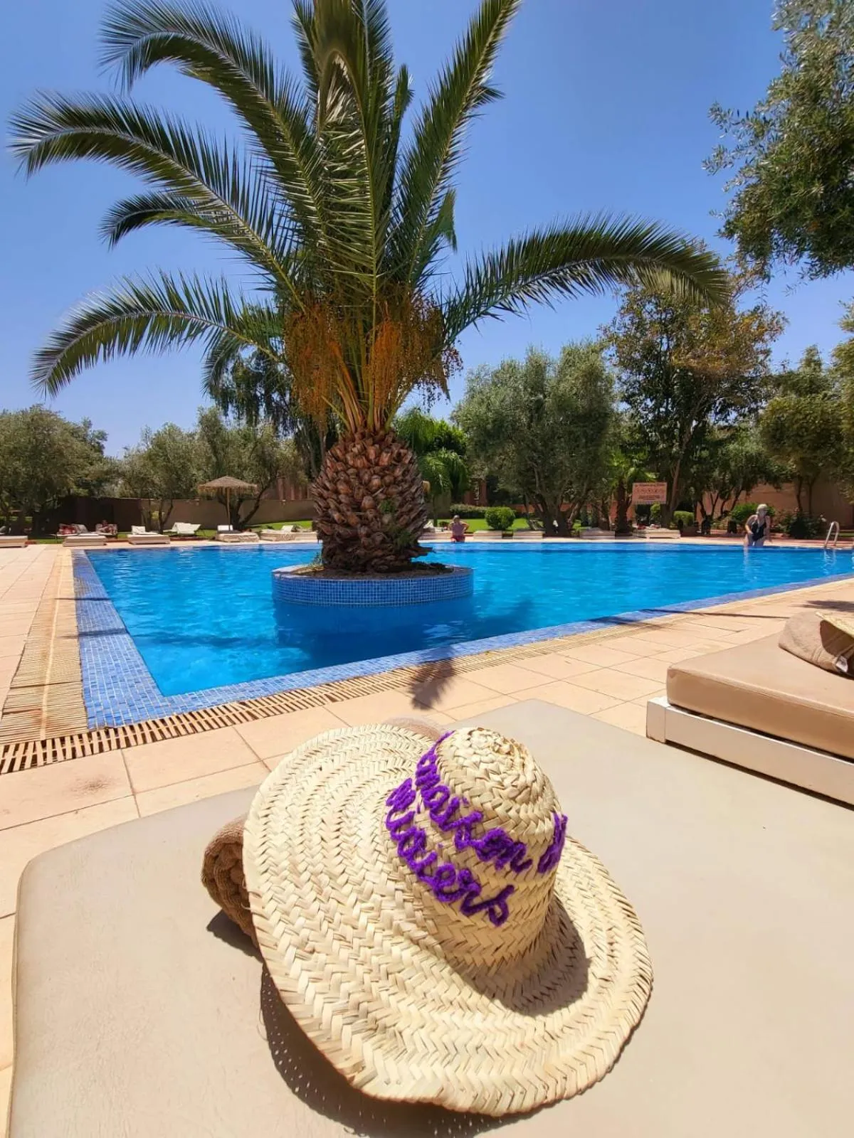 Swimming pool in La Maison Des Oliviers