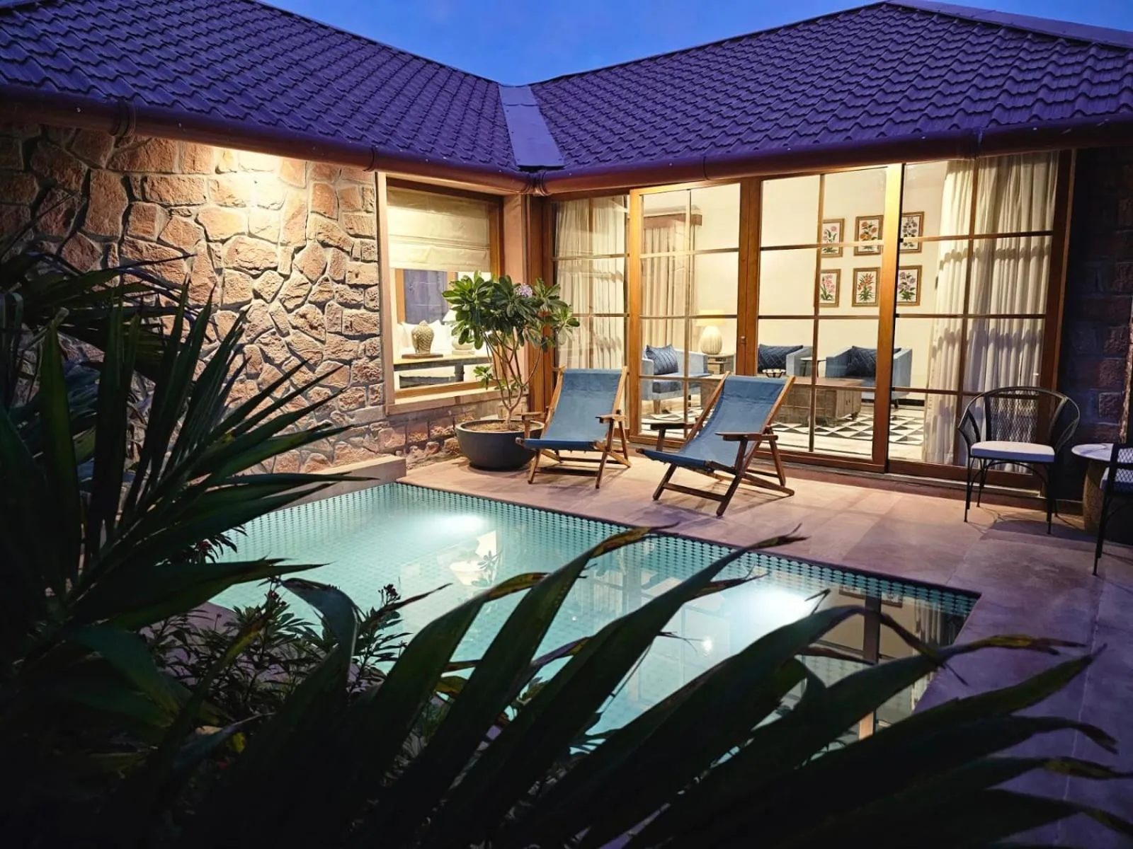 Swimming pool in Surpura Bagh