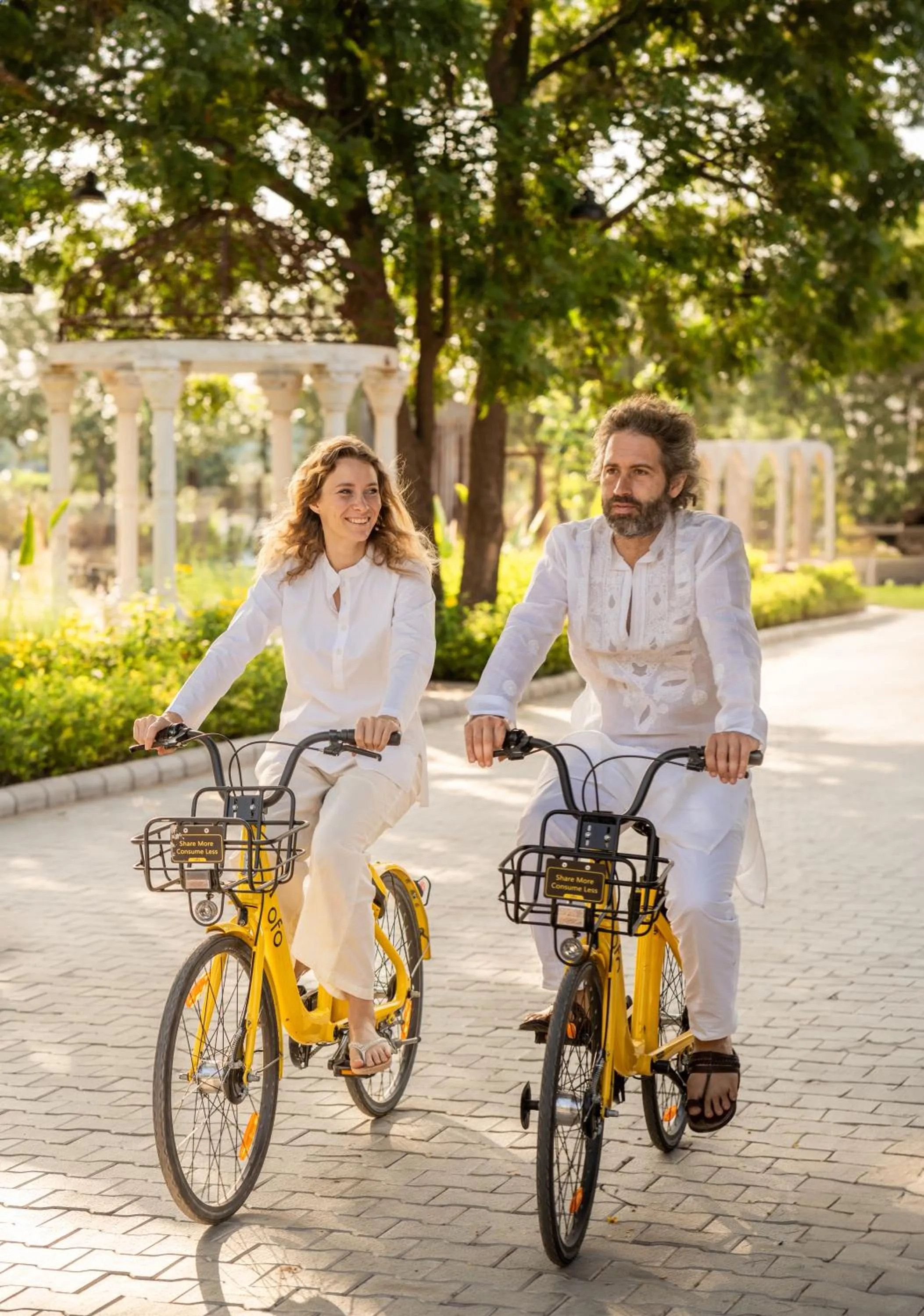 Cycling in Surpura Bagh