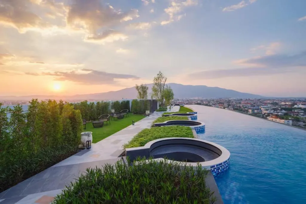 Astra Sky River Paronama Pool Luxury Changklan Chiang Mai