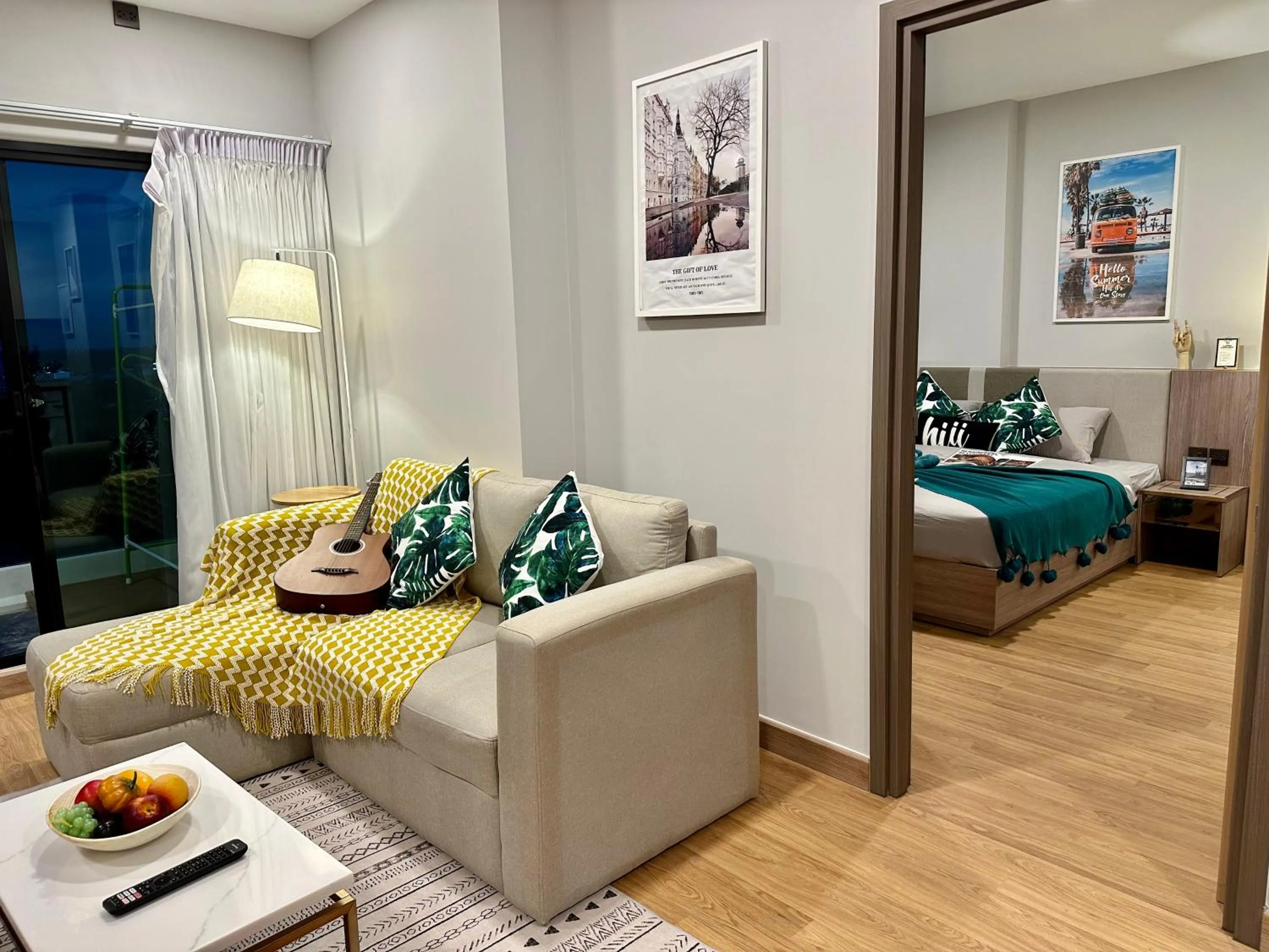 Bed in Astra Sky River Paronama Pool Luxury Changklan Chiang Mai