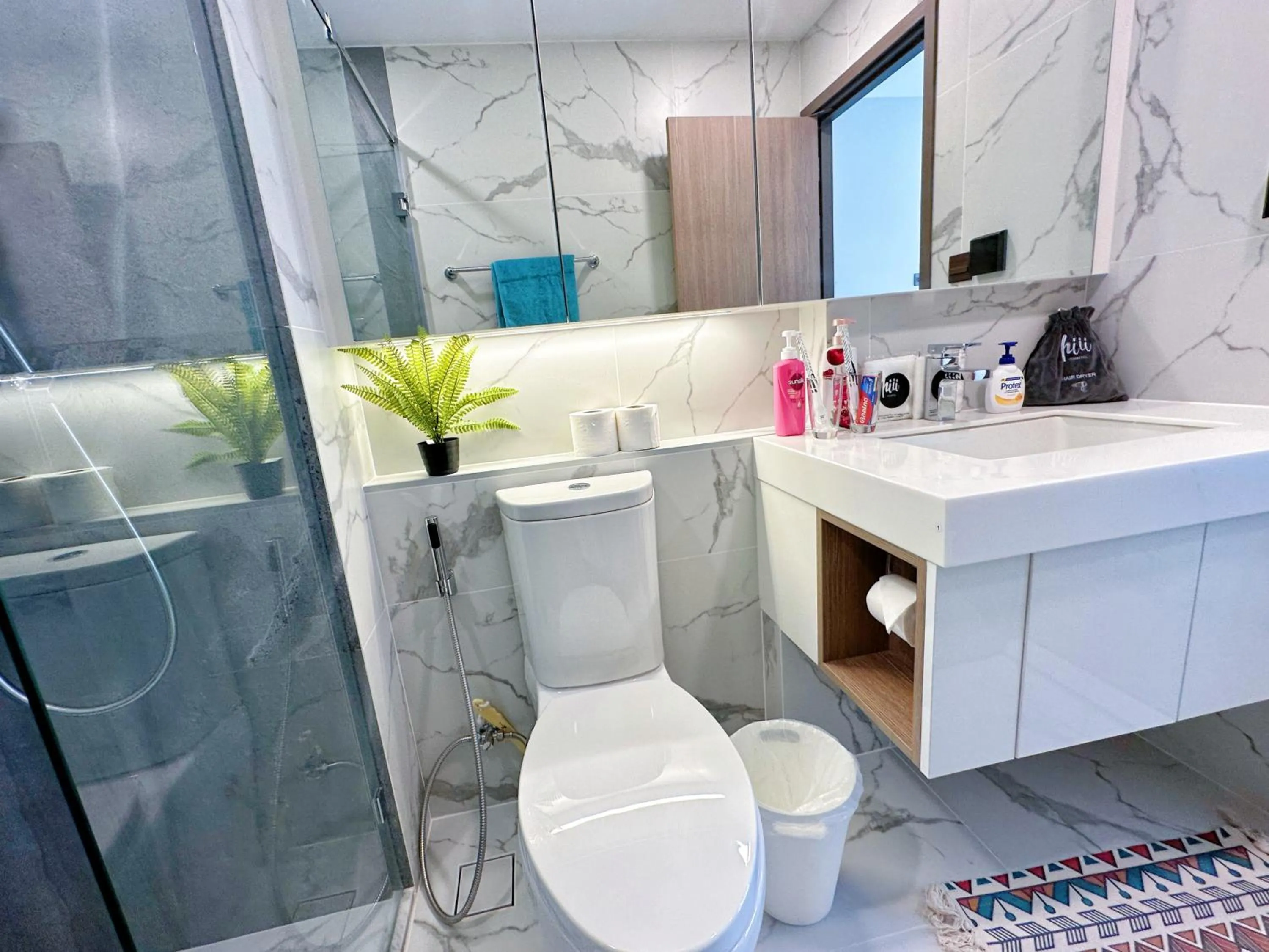 Toilet in Astra Sky River Paronama Pool Luxury Changklan Chiang Mai