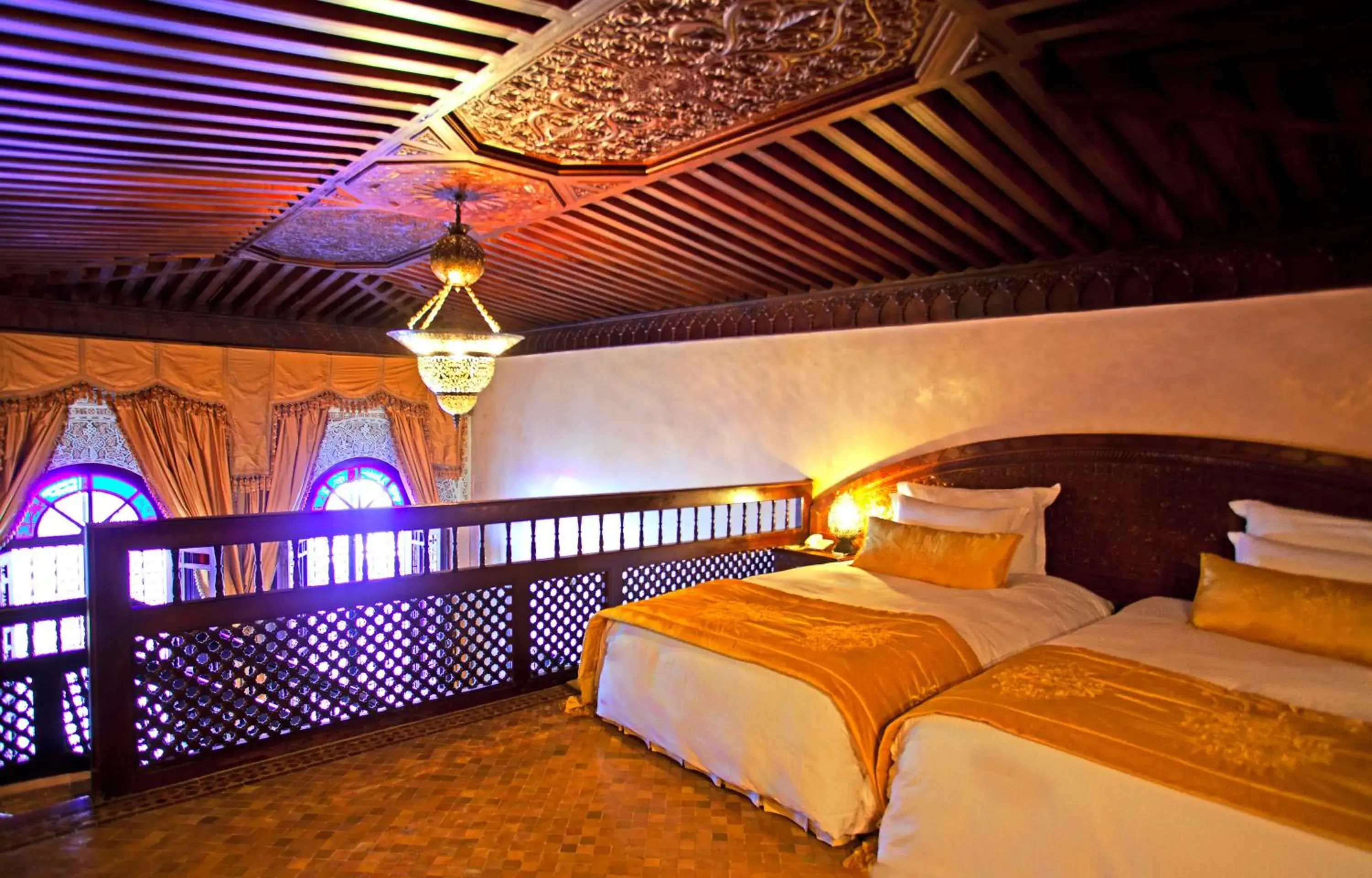 Bed in Palais Shéhérazade & Spa Bed in Palais Shéhérazade & Spa