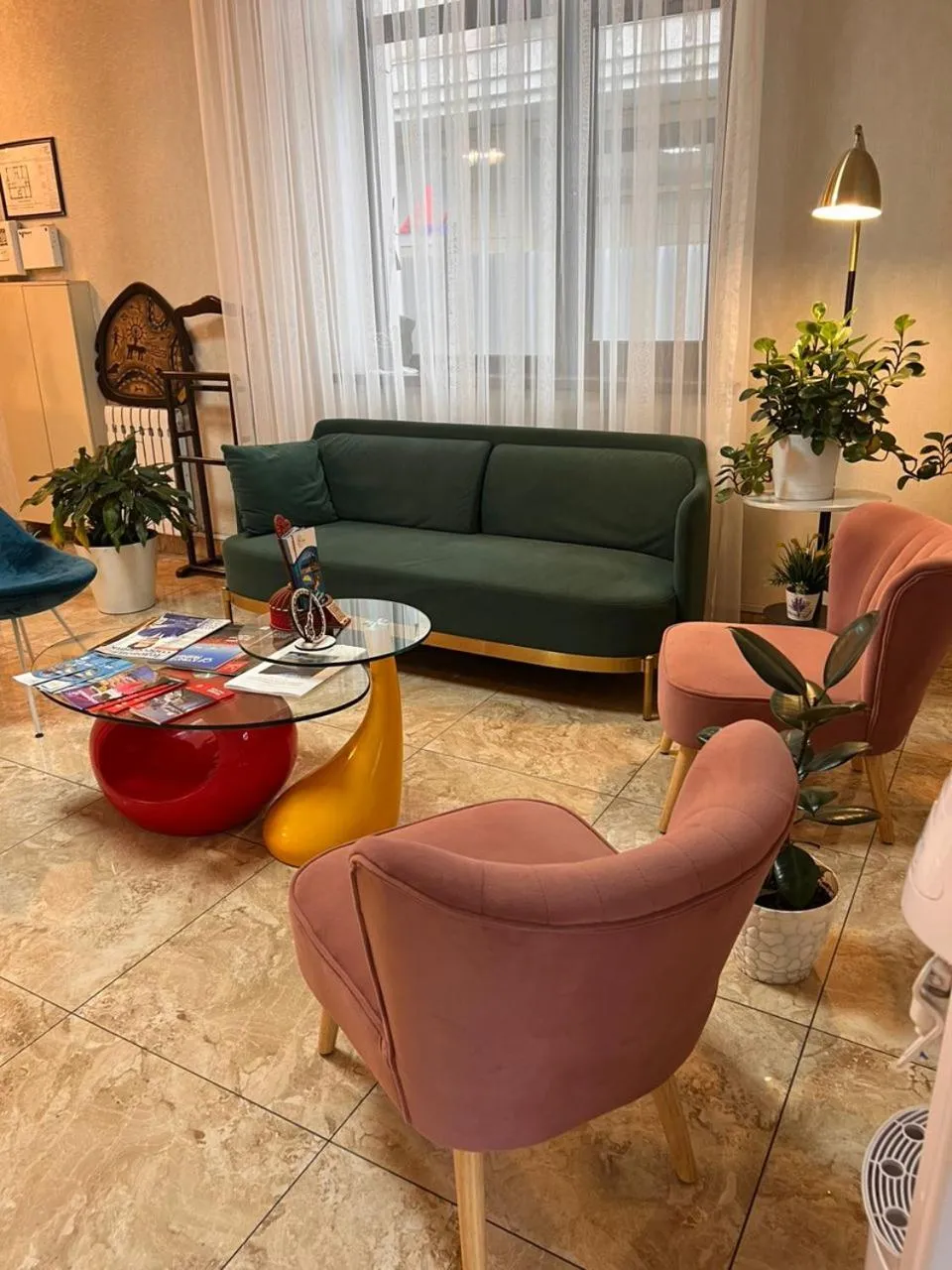 Living room in Hotel Touristan Bishkek