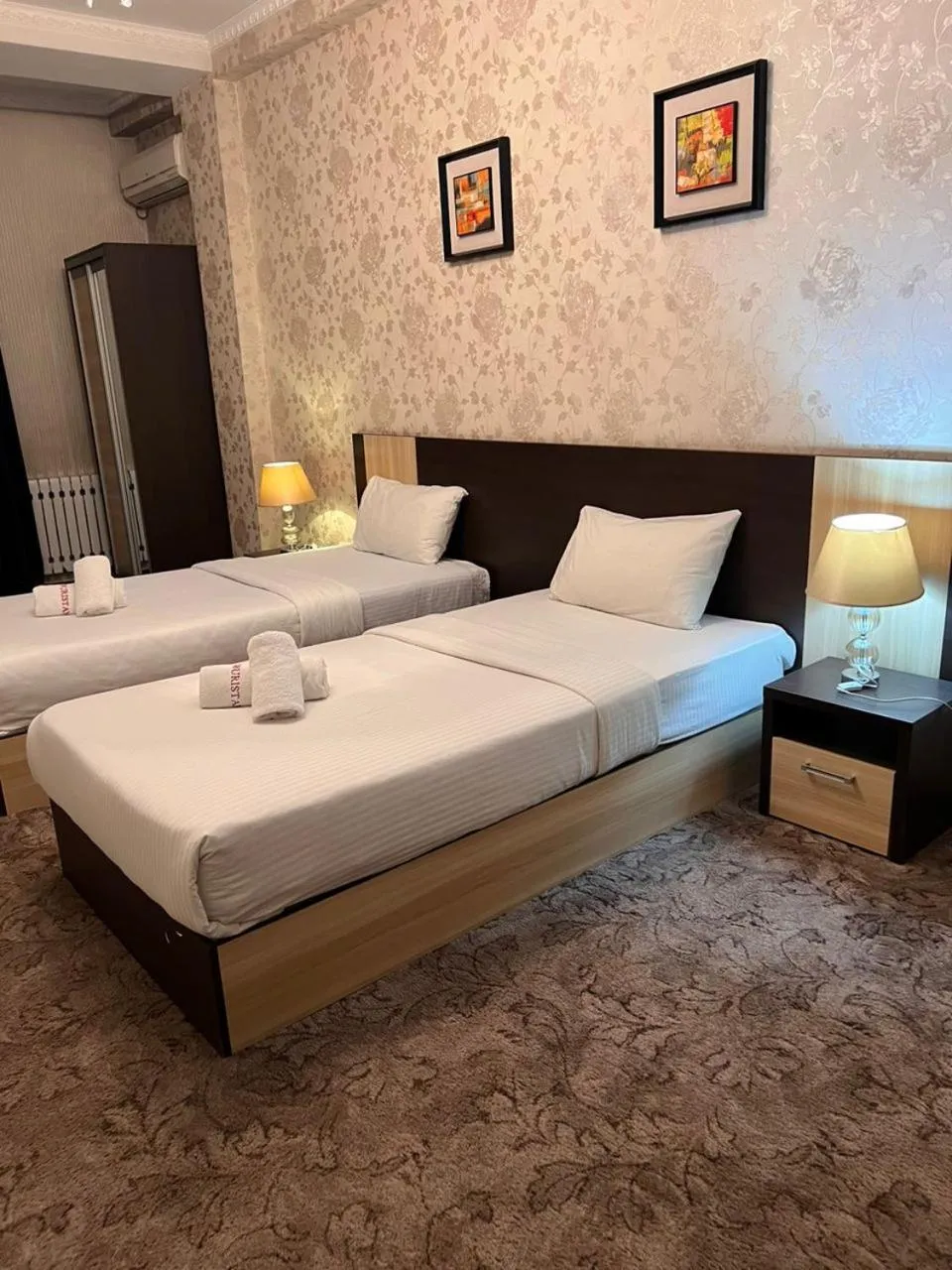 Bed in Hotel Touristan Bishkek