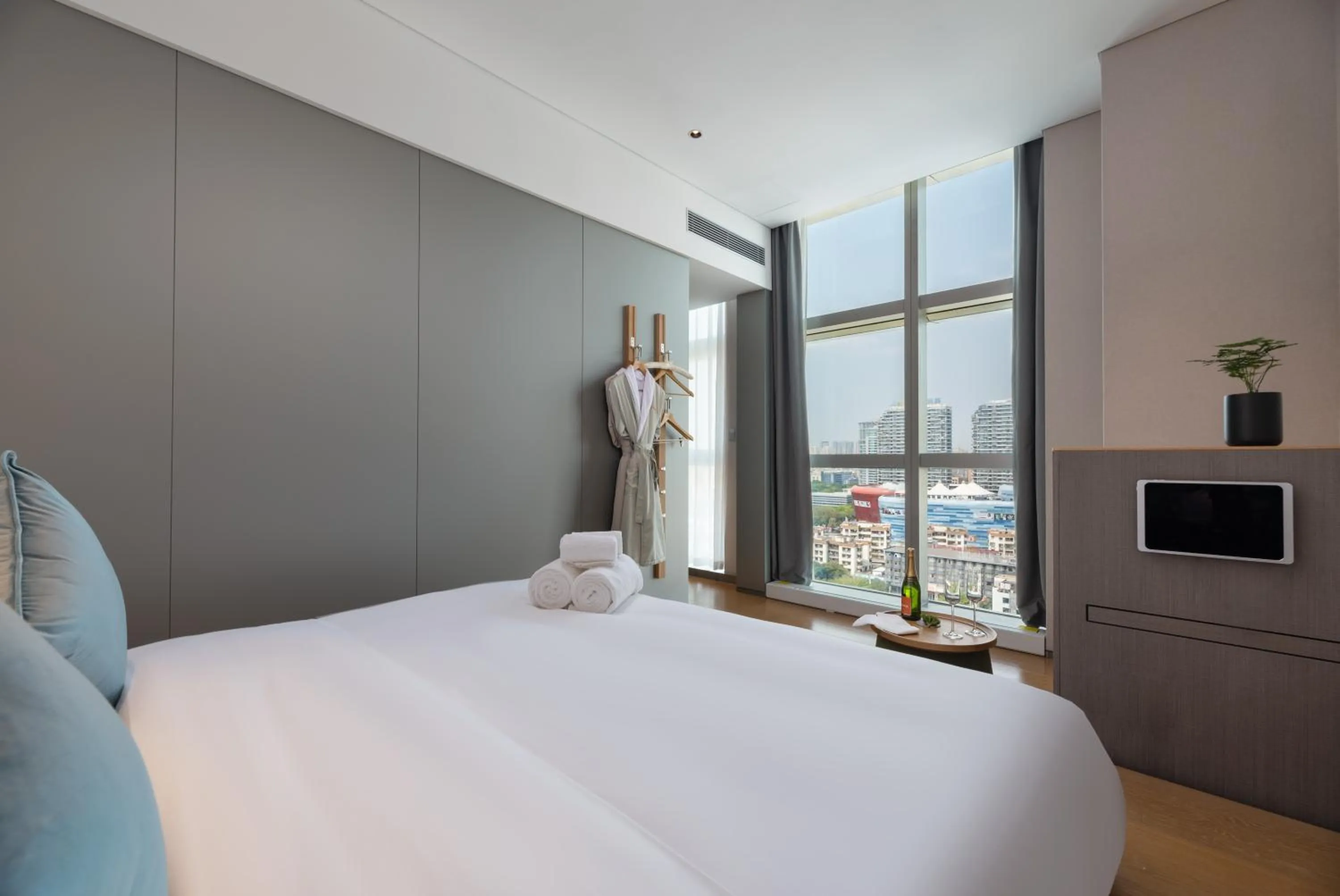 Bed in Pagoda Hotel Shenzhen Familytrip&BusinessTravel