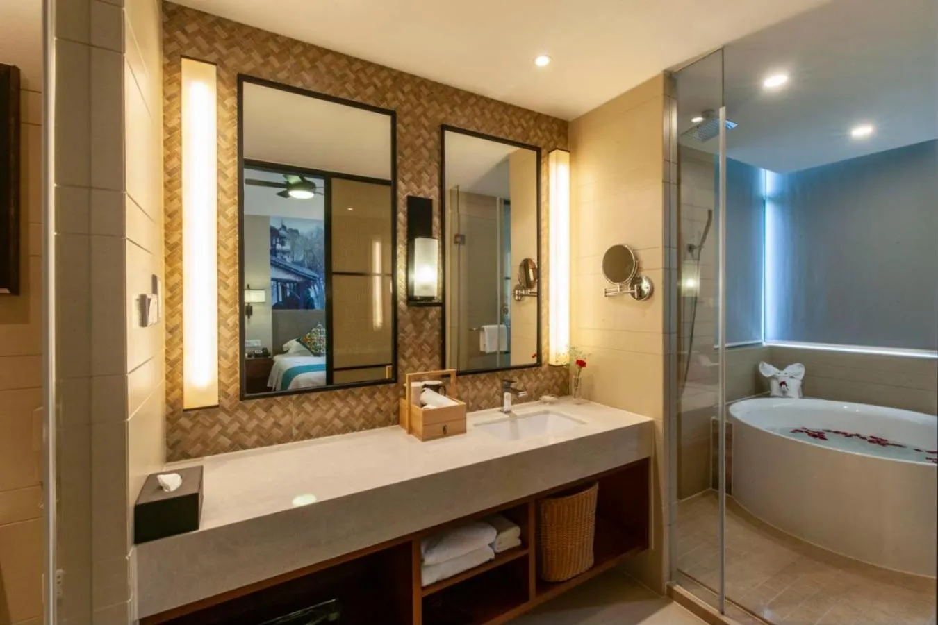 Bed in Luoxingge SSAW Boutiquel Hotel