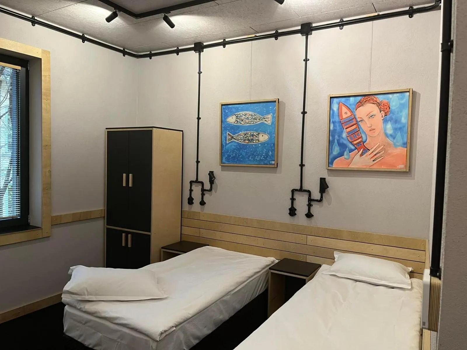 Bed in Art Hotel 158