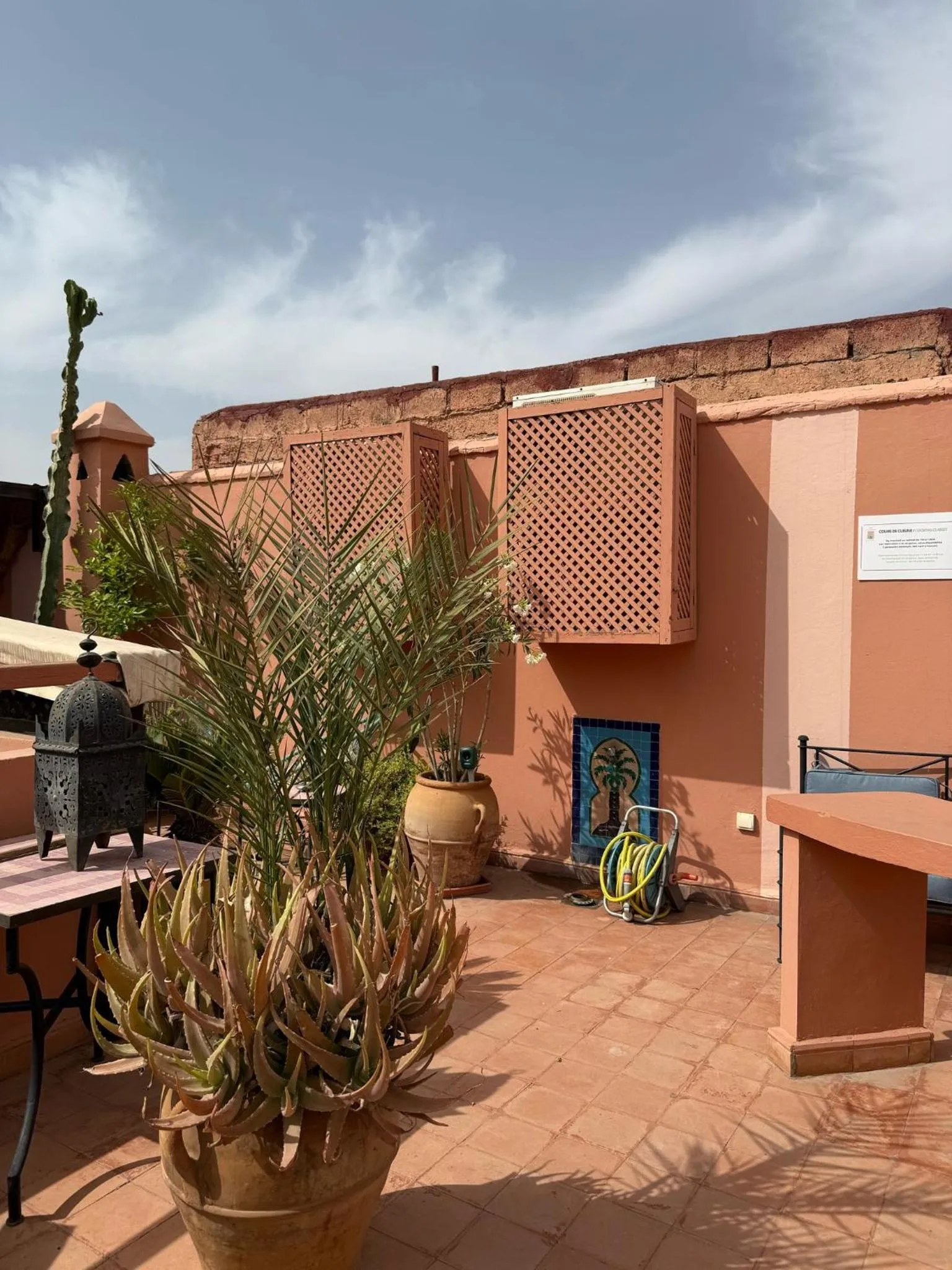 Balcony/Terrace in Riad Lauriers Blancs