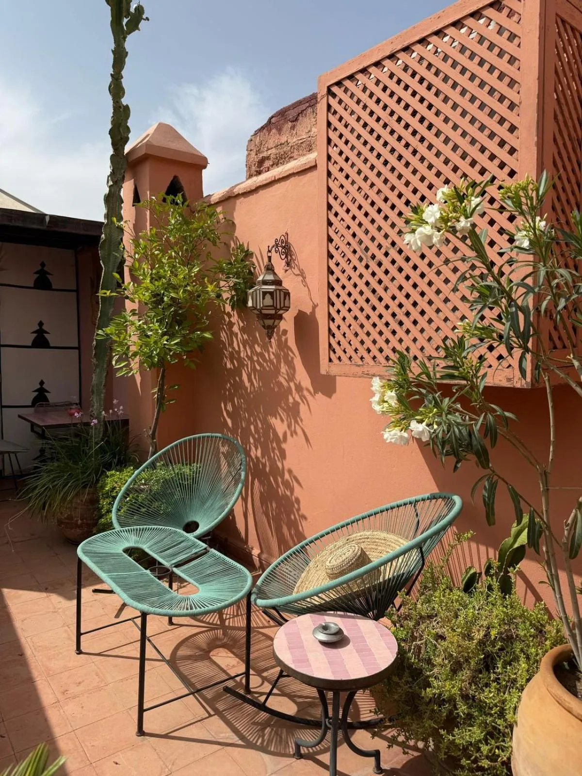 Balcony/Terrace in Riad Lauriers Blancs
