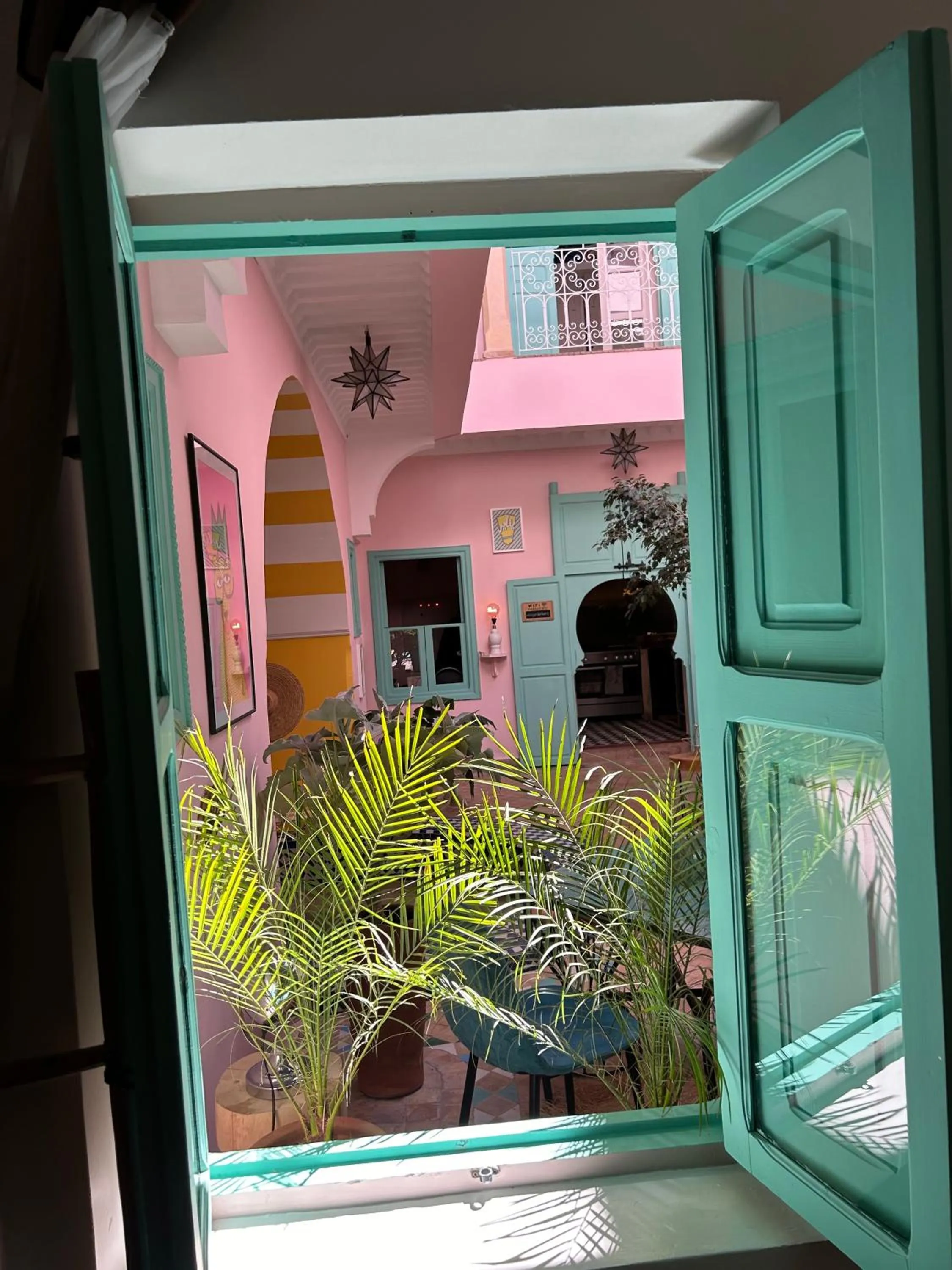 Patio in Riad Lauriers Blancs