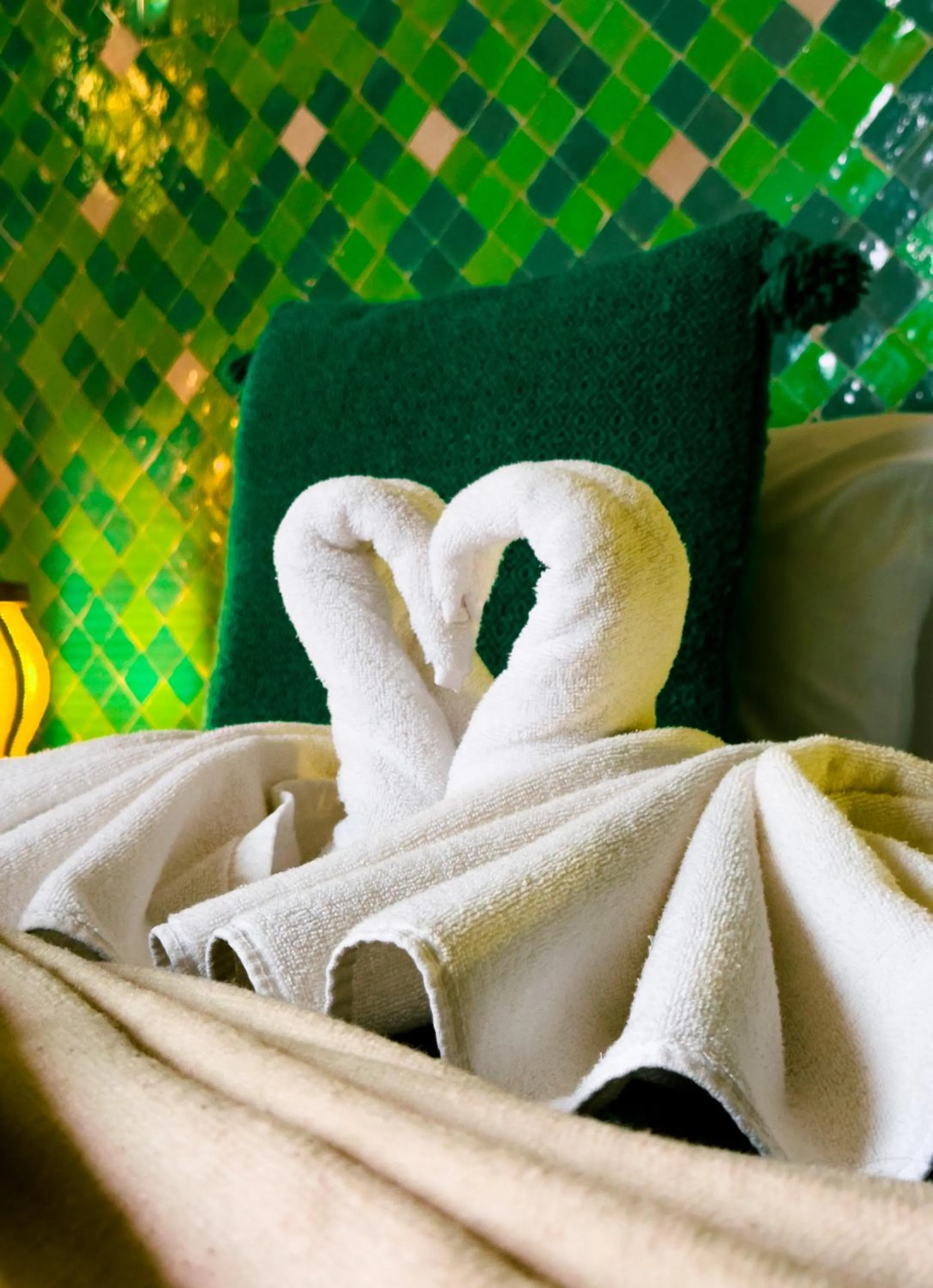 Decorative detail in Riad Lauriers Blancs