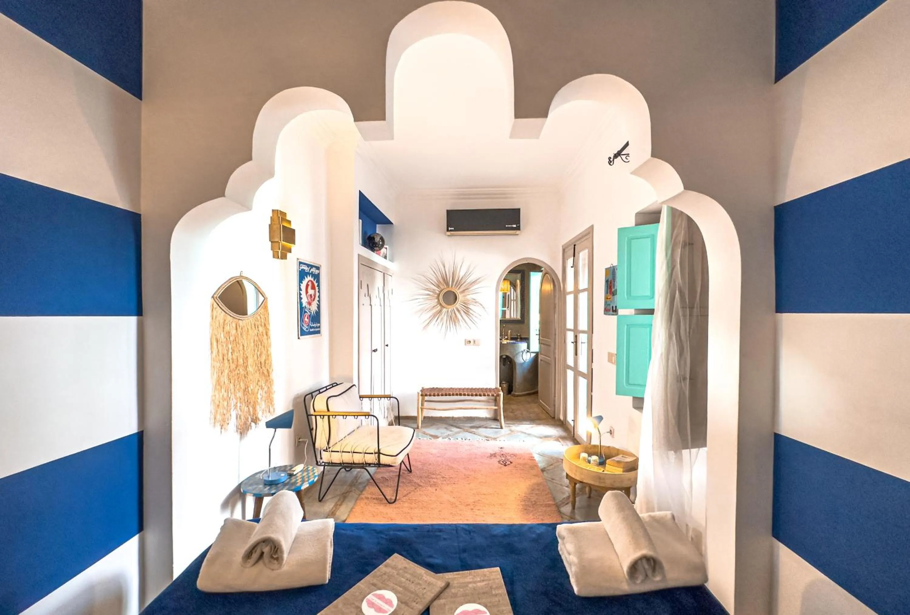 Photo of the whole room in Riad Lauriers Blancs