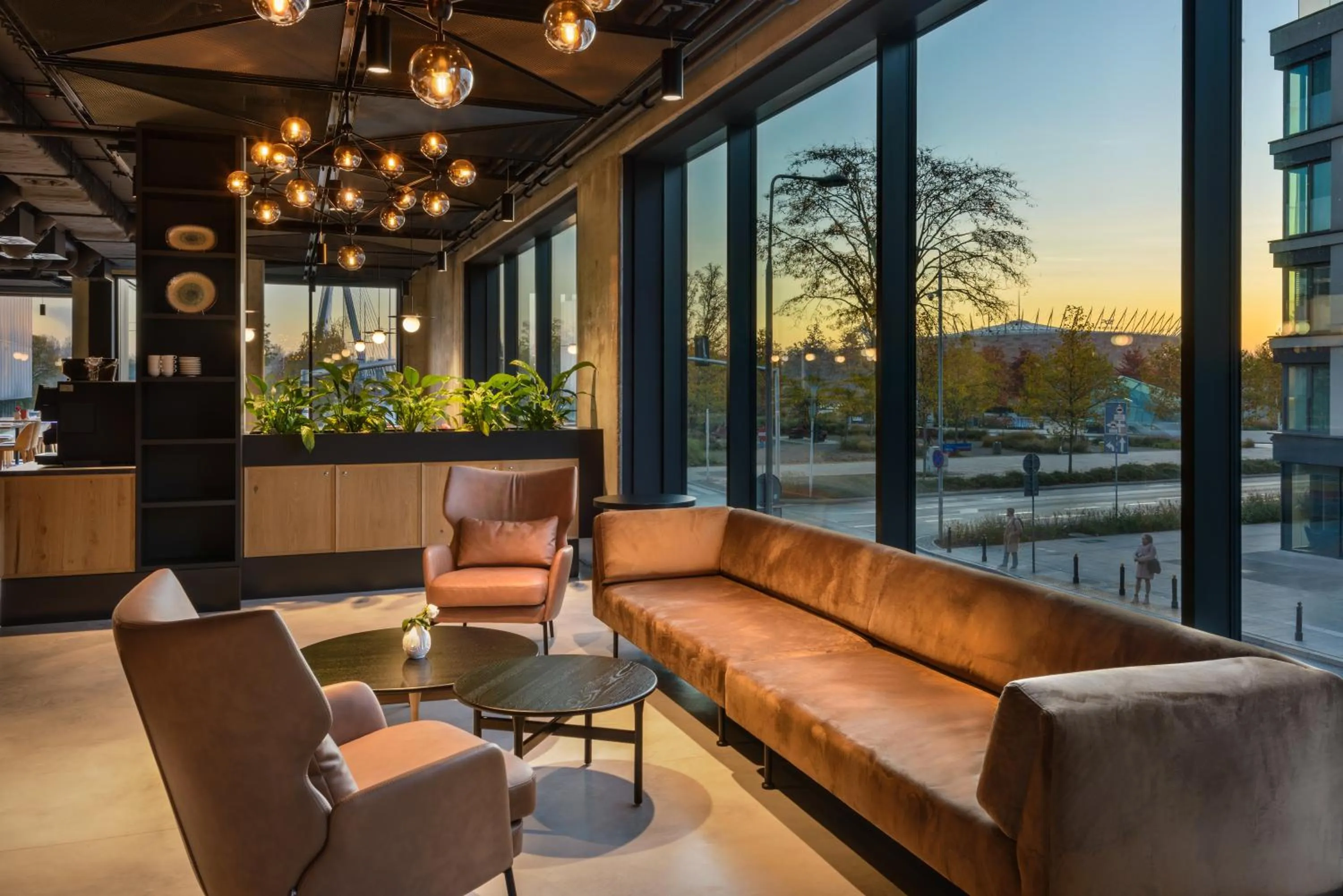 Seating area in Barceló Warsaw Powiśle