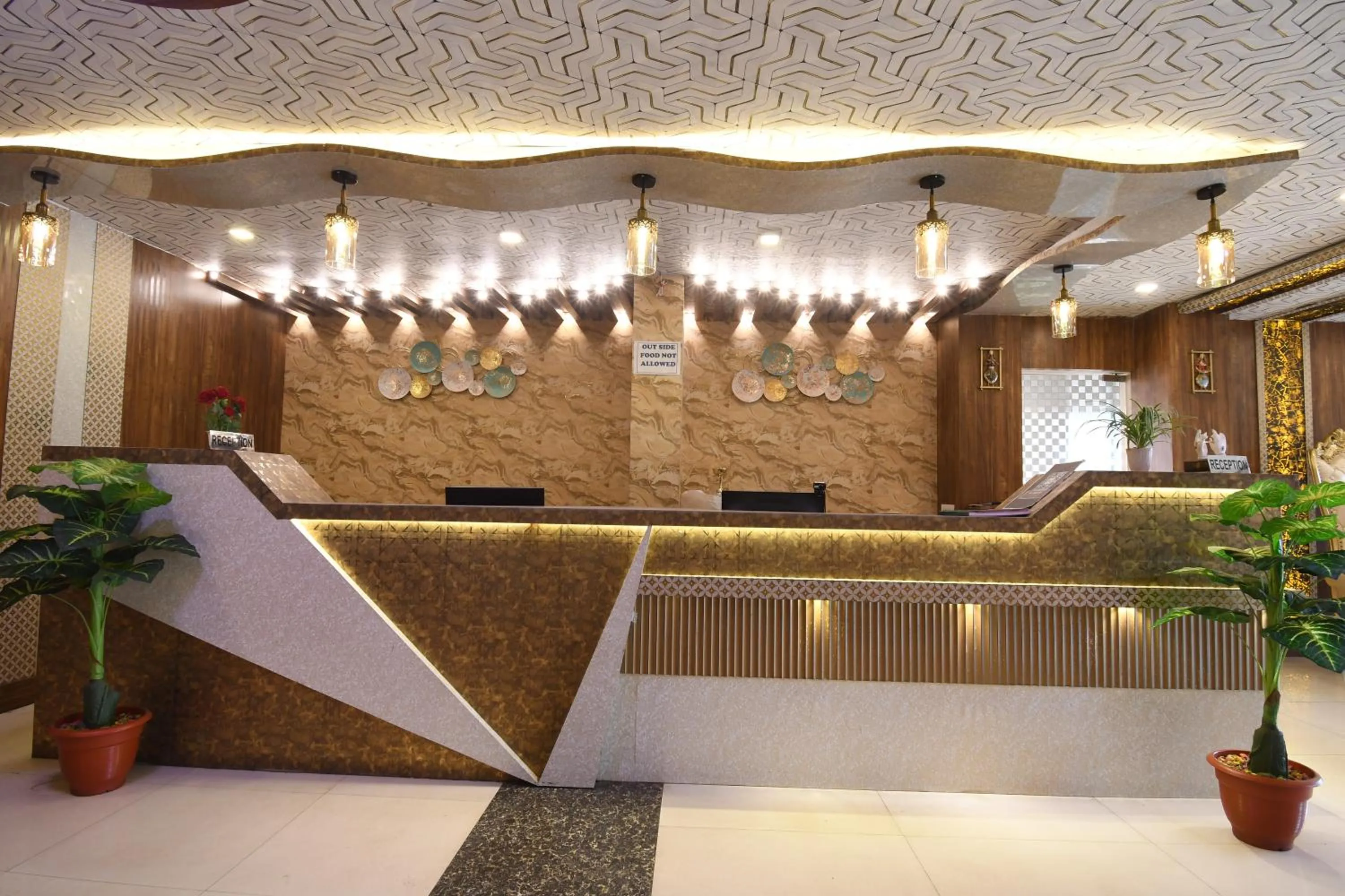 Lobby or reception in Hotel Jyoti International