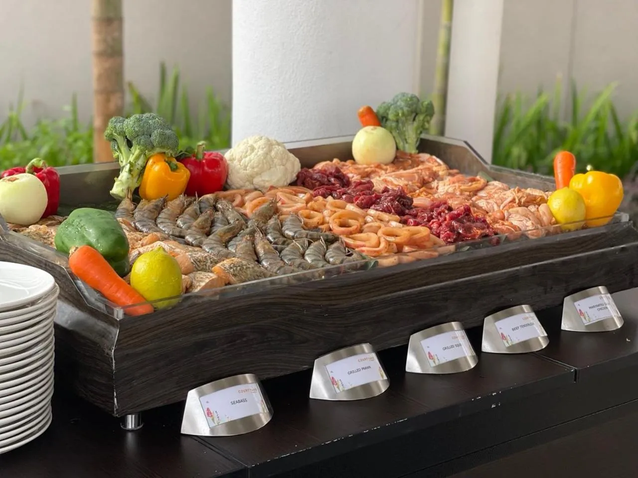 BBQ facilities in Courtyard by Marriott Melaka