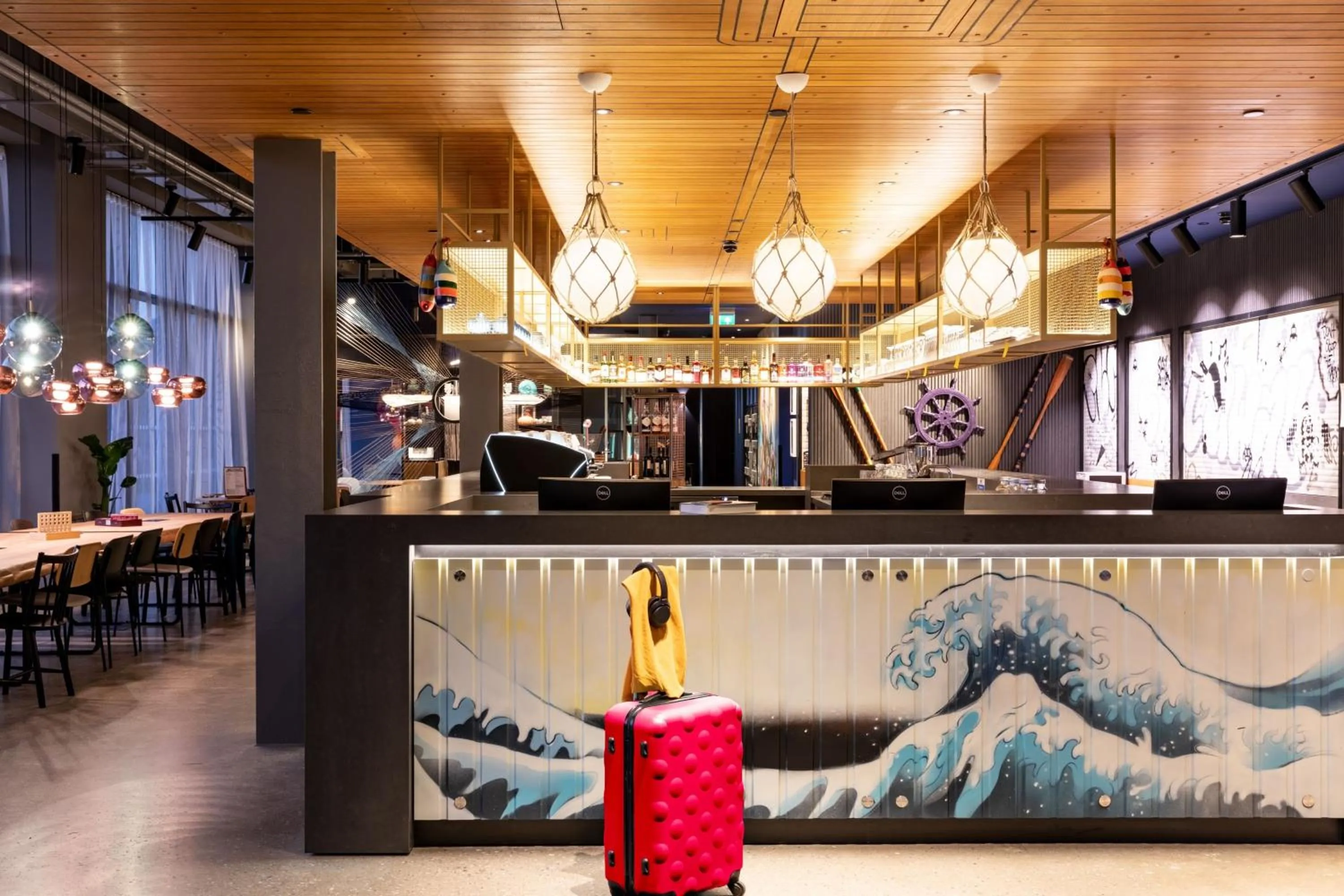 Lobby or reception in Moxy Plymouth