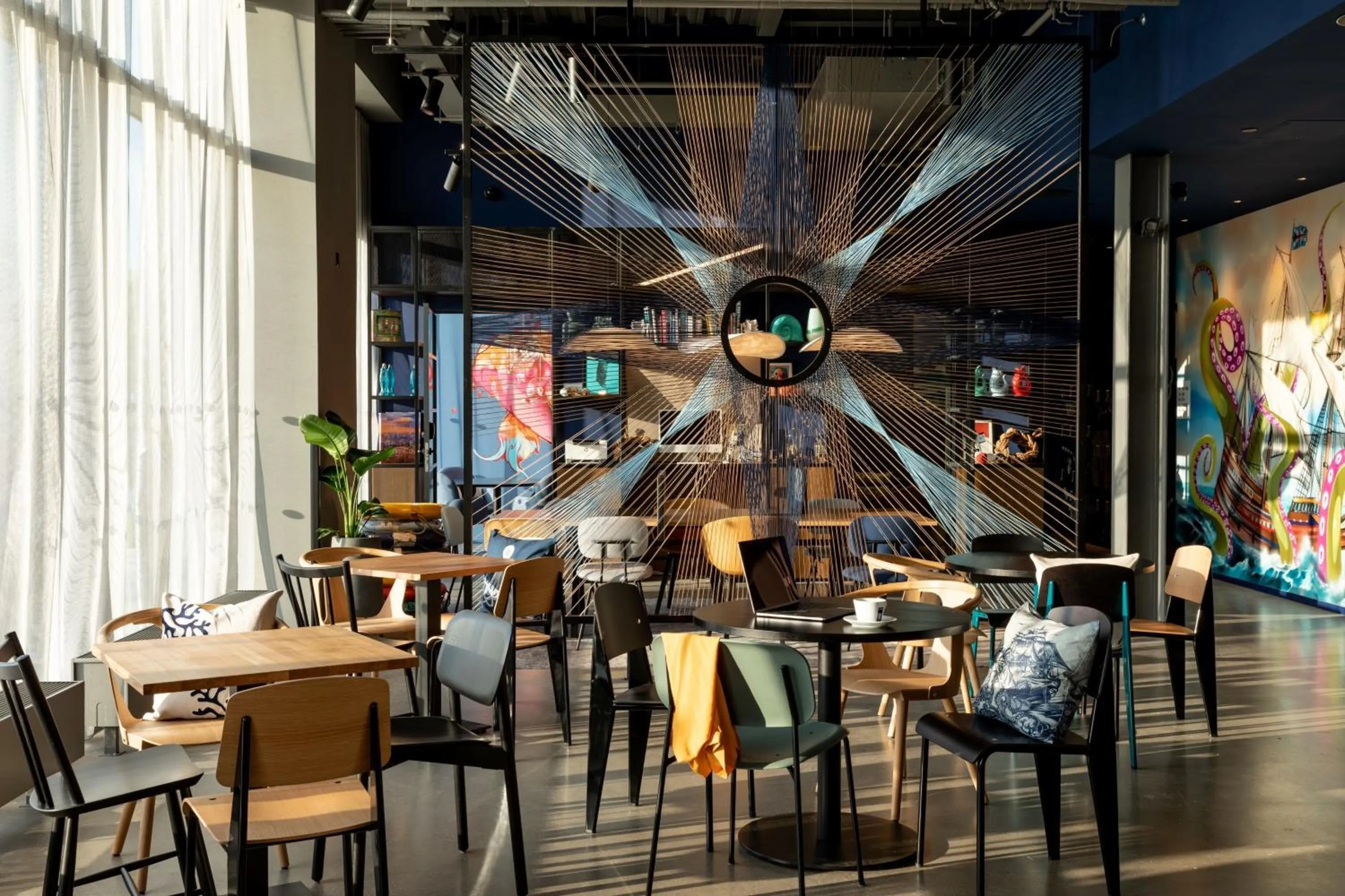 Lobby or reception in Moxy Plymouth