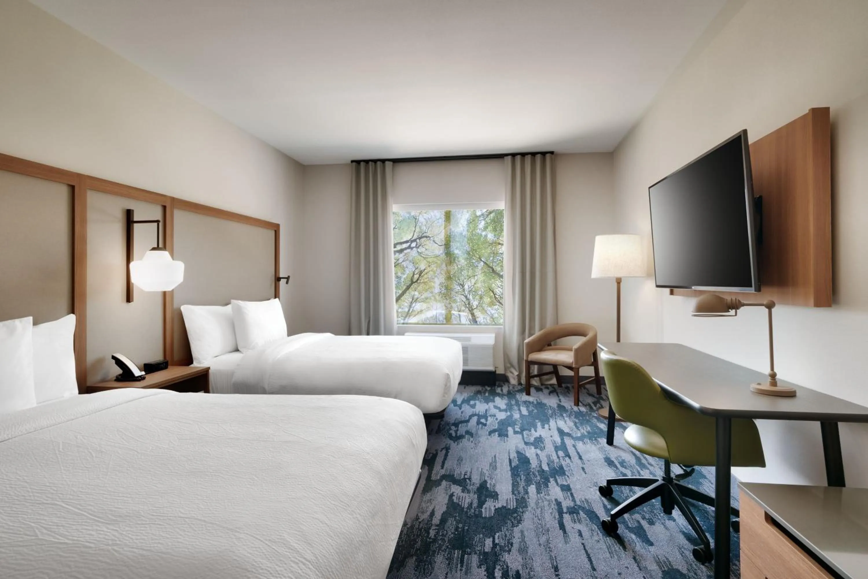 Photo of the whole room, Bed in Fairfield by Marriott Inn & Suites Salt Lake City Cottonwood