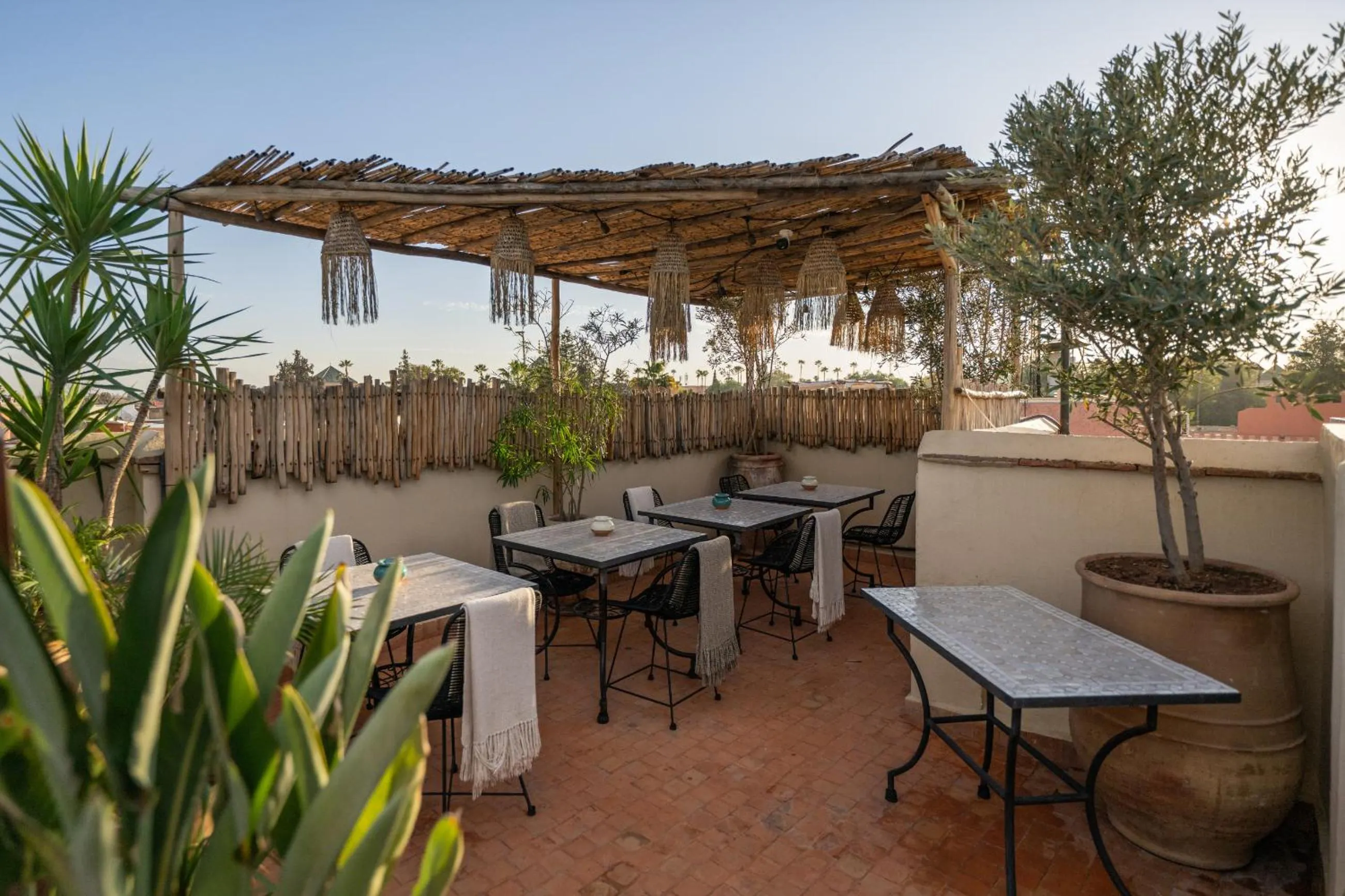 Patio in Riad Dar Beldia and Spa