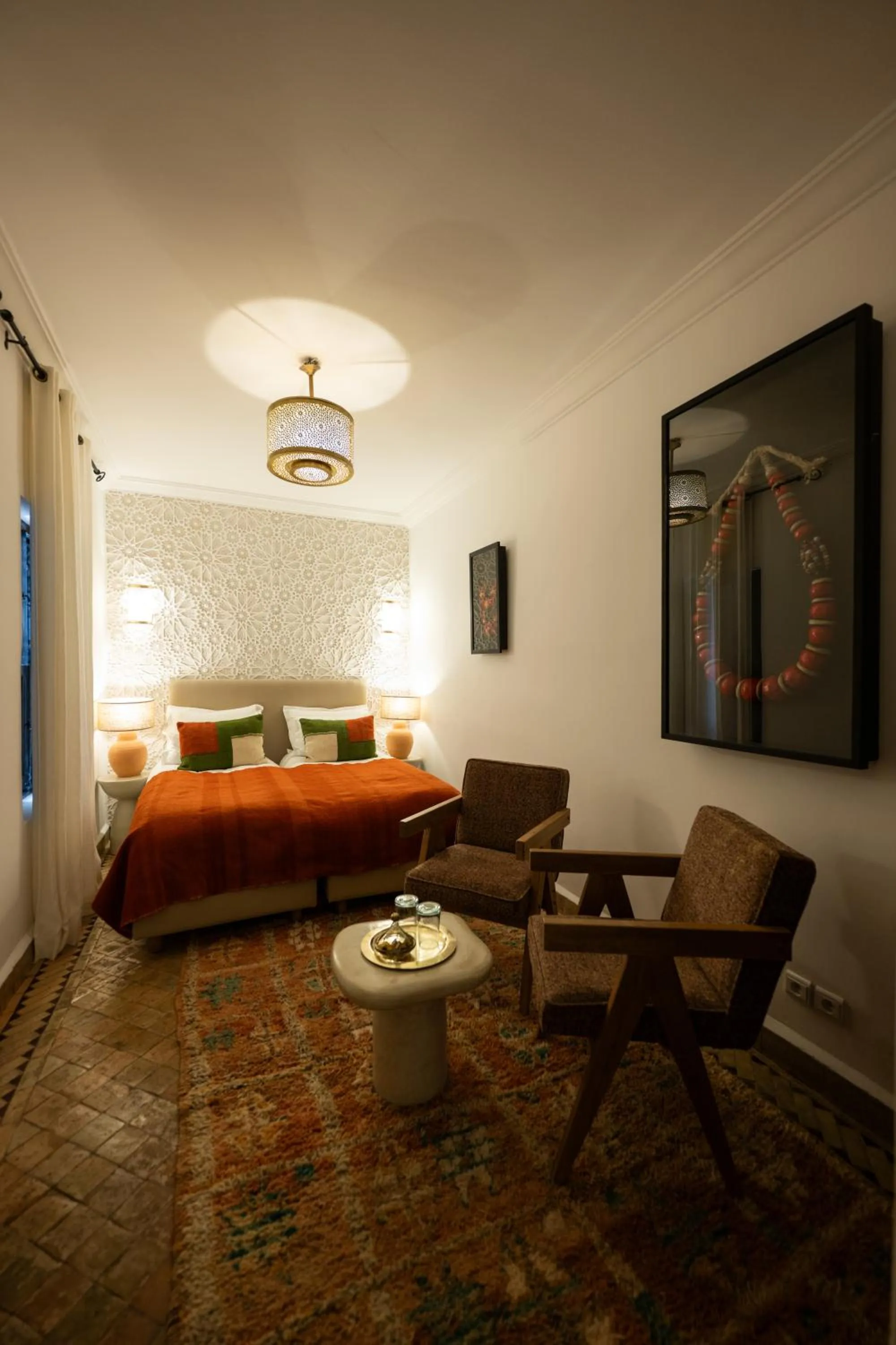 Bedroom, Bed in Riad Dar Beldia and Spa