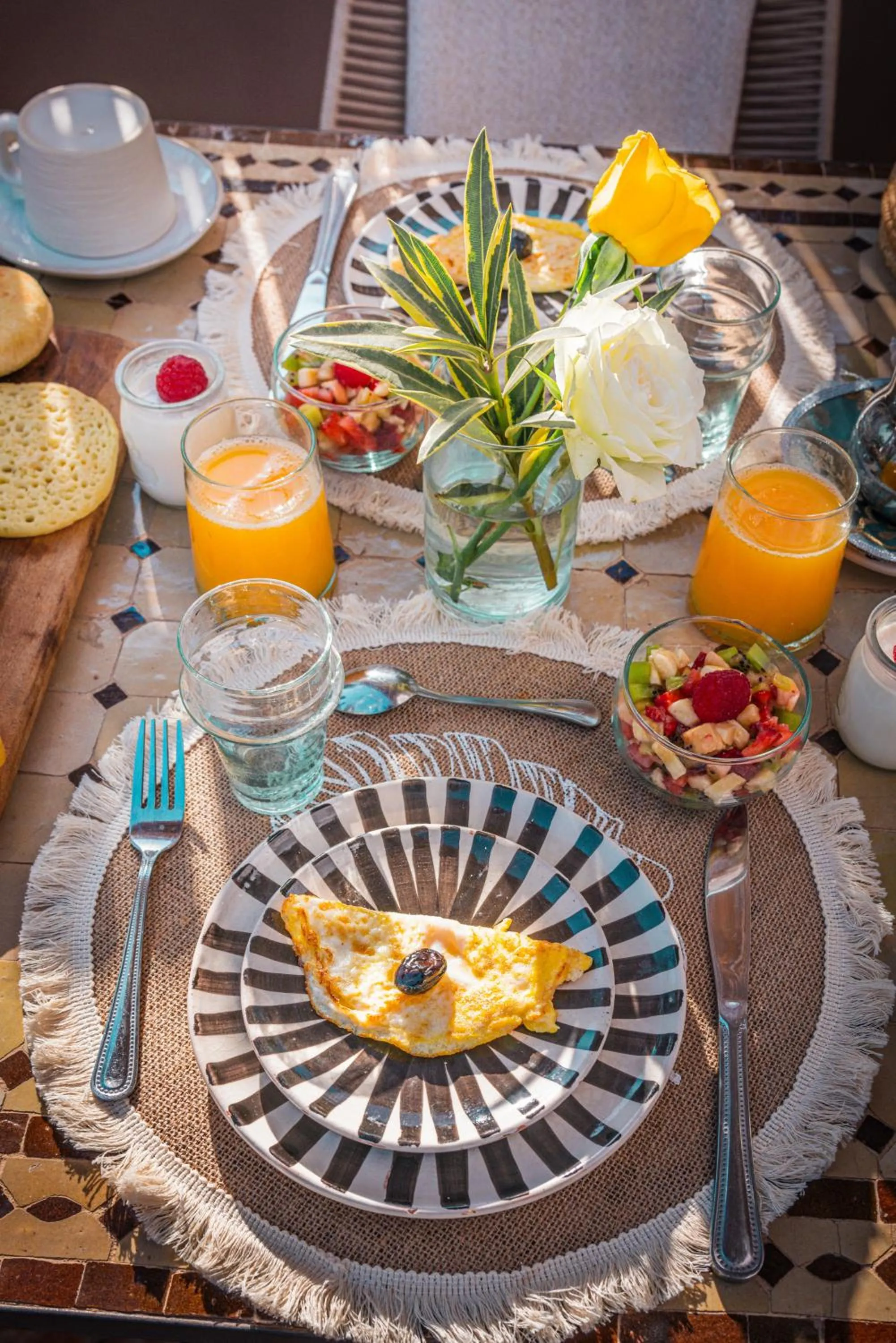 Food and drinks in Riad Dar Beldia and Spa