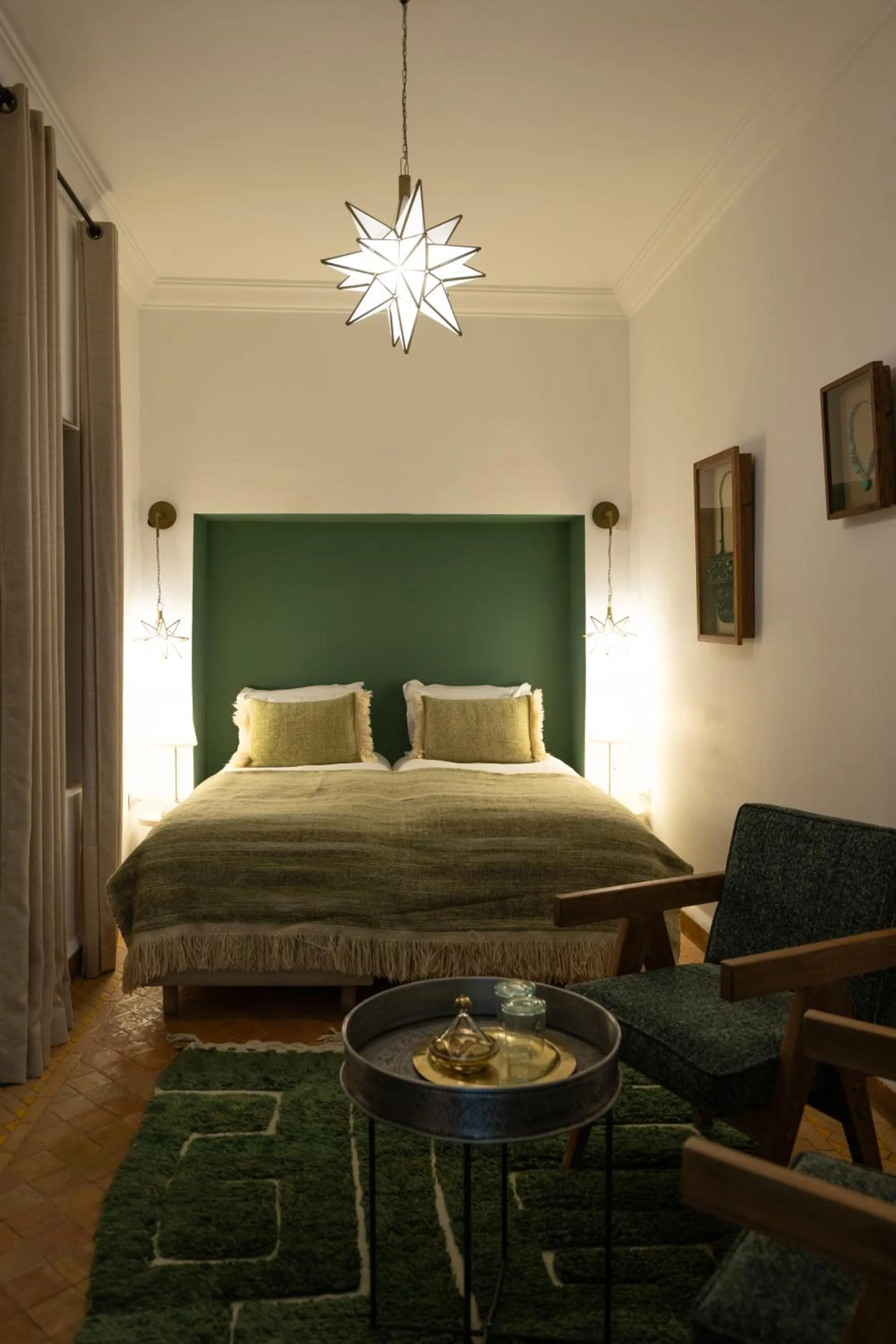 Bedroom, Bed in Riad Dar Beldia and Spa
