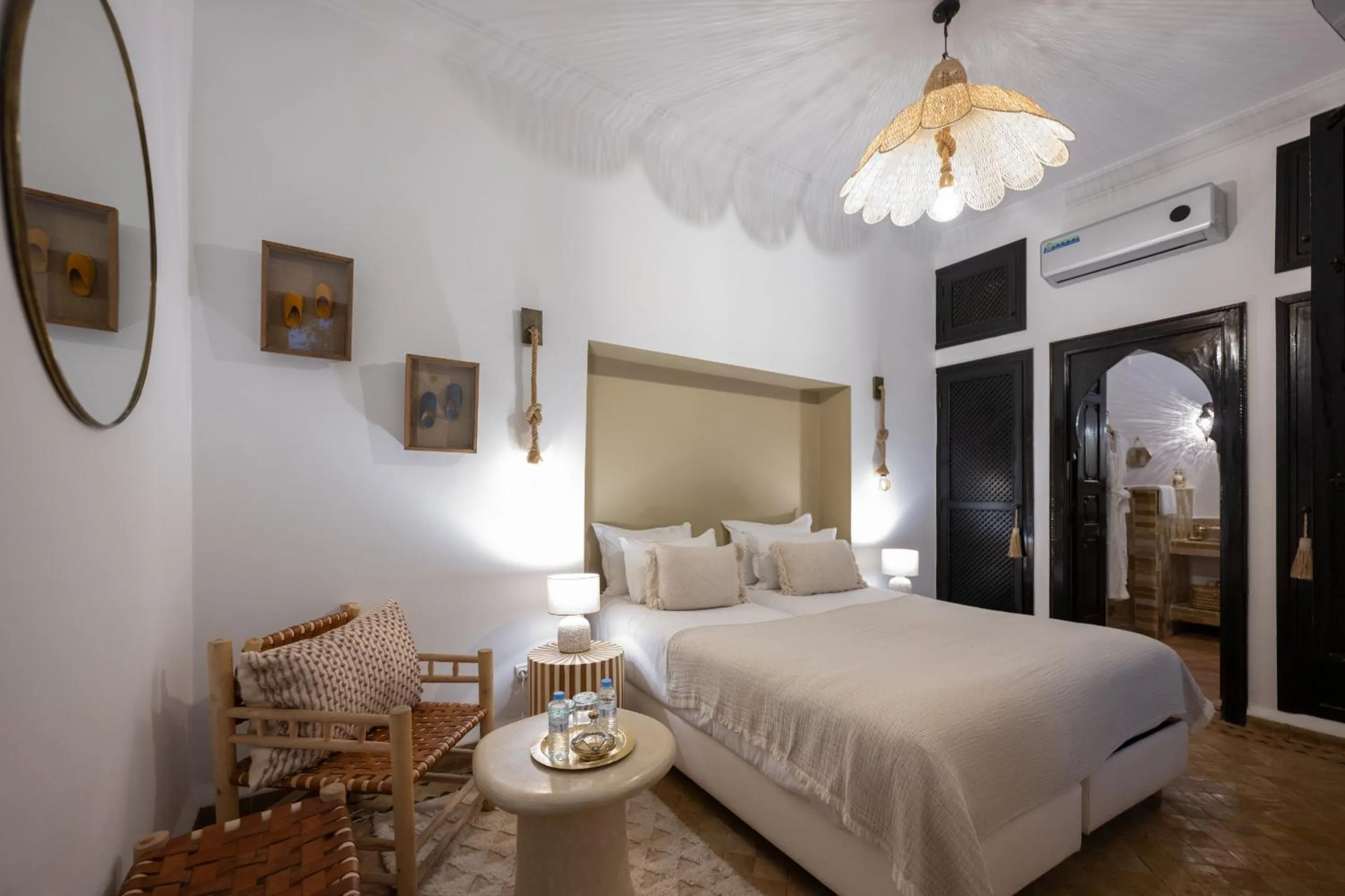 Bedroom, Bed in Riad Dar Beldia and Spa