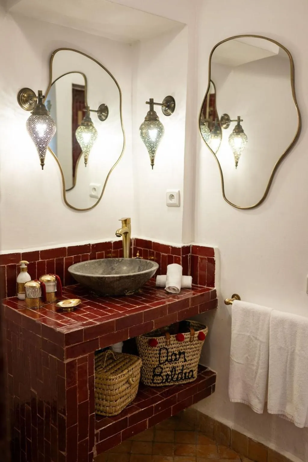 Bathroom in Riad Dar Beldia and Spa