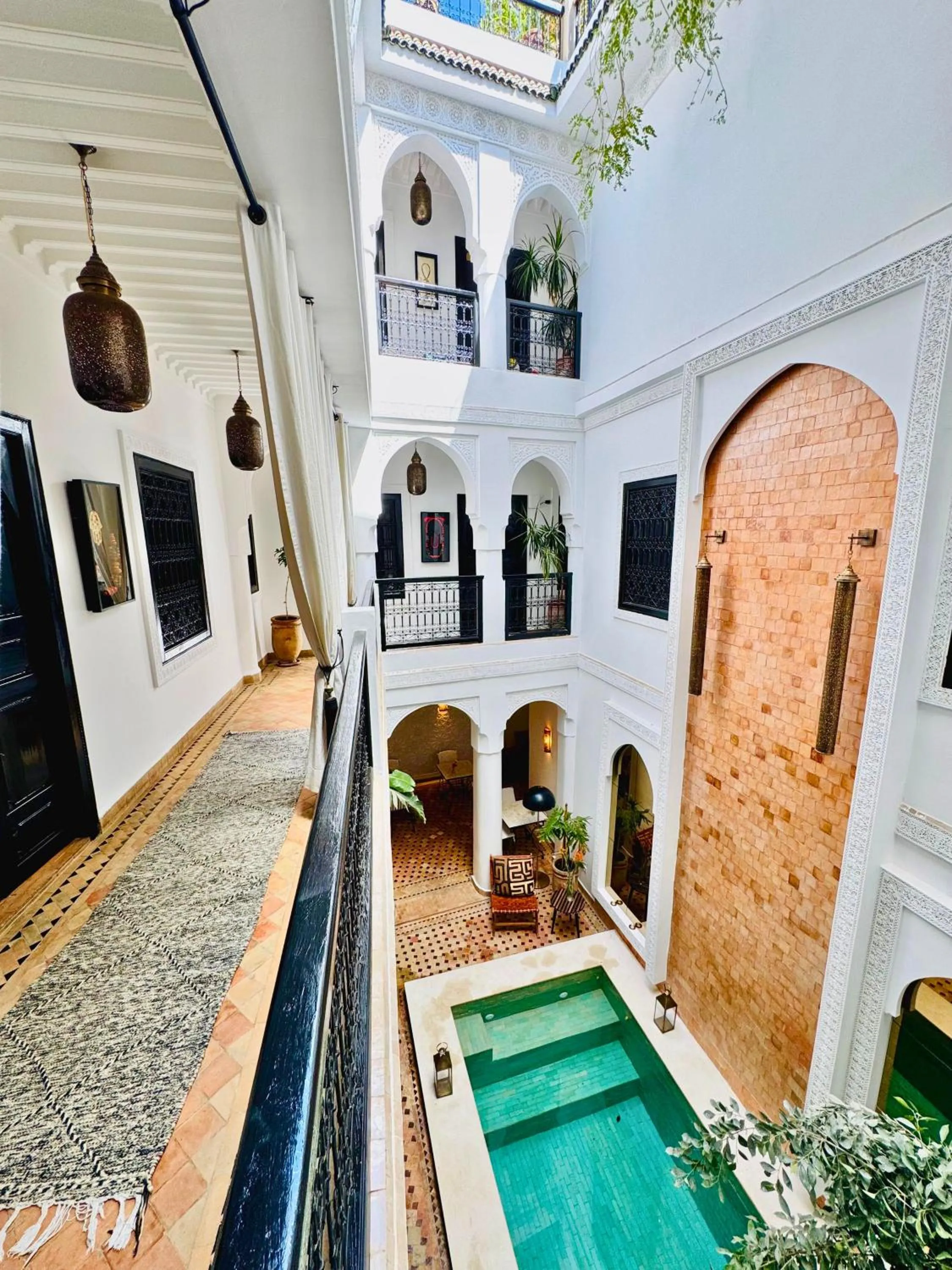 Pool view in Riad Dar Beldia and Spa