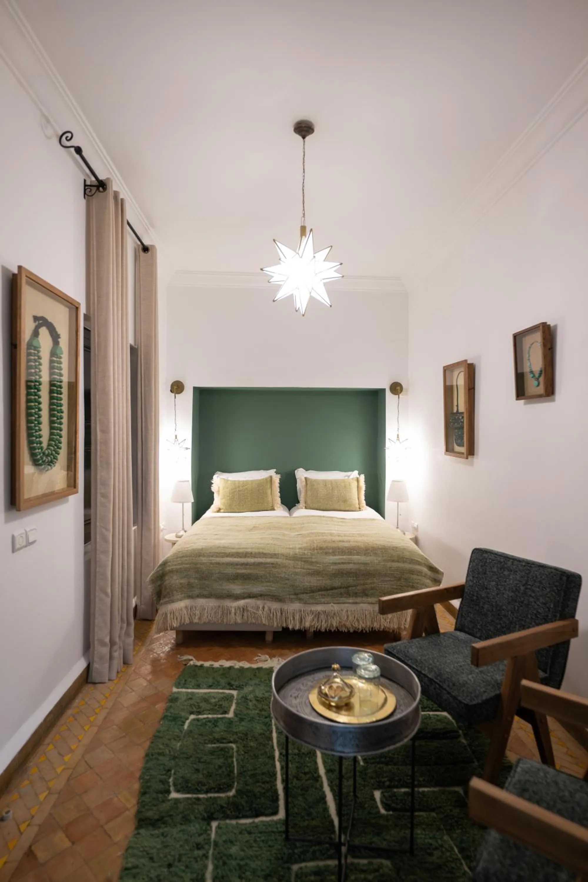 Bedroom, Bed in Riad Dar Beldia and Spa