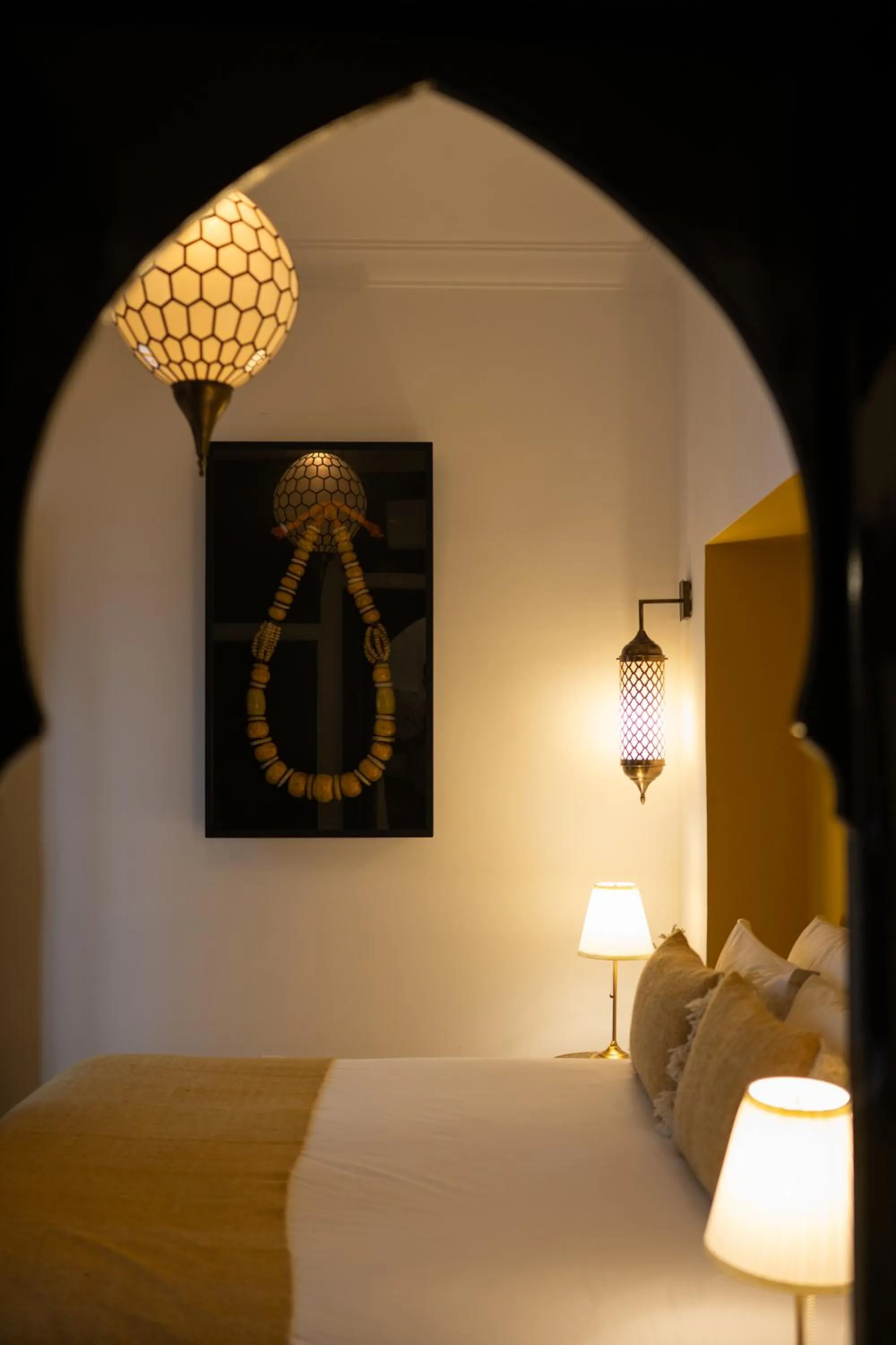 Photo of the whole room, Bed in Riad Dar Beldia and Spa